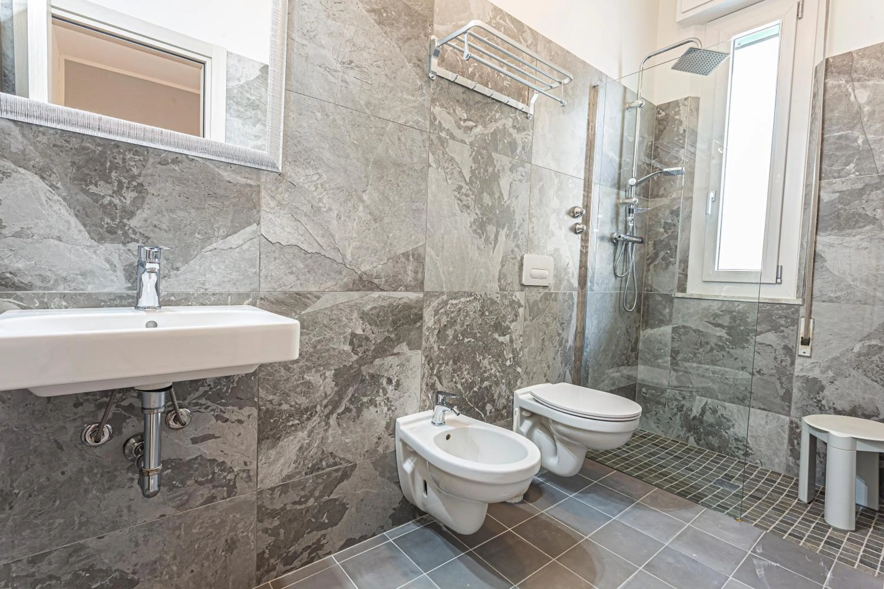 Shower in Hotel Rio Beach & Breakfast