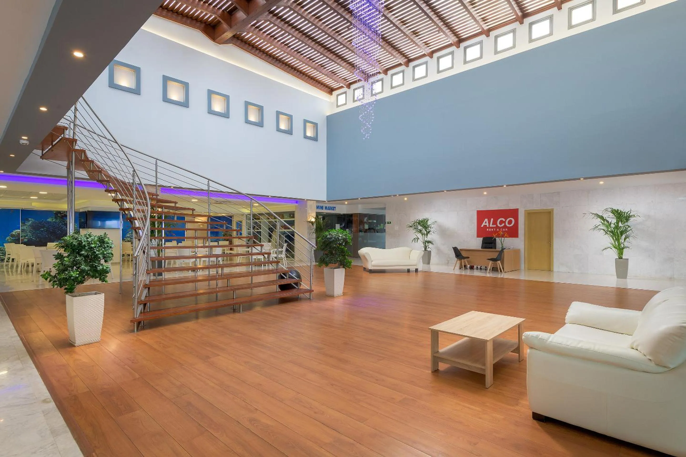 Patio in Oceanis Beach Hotel