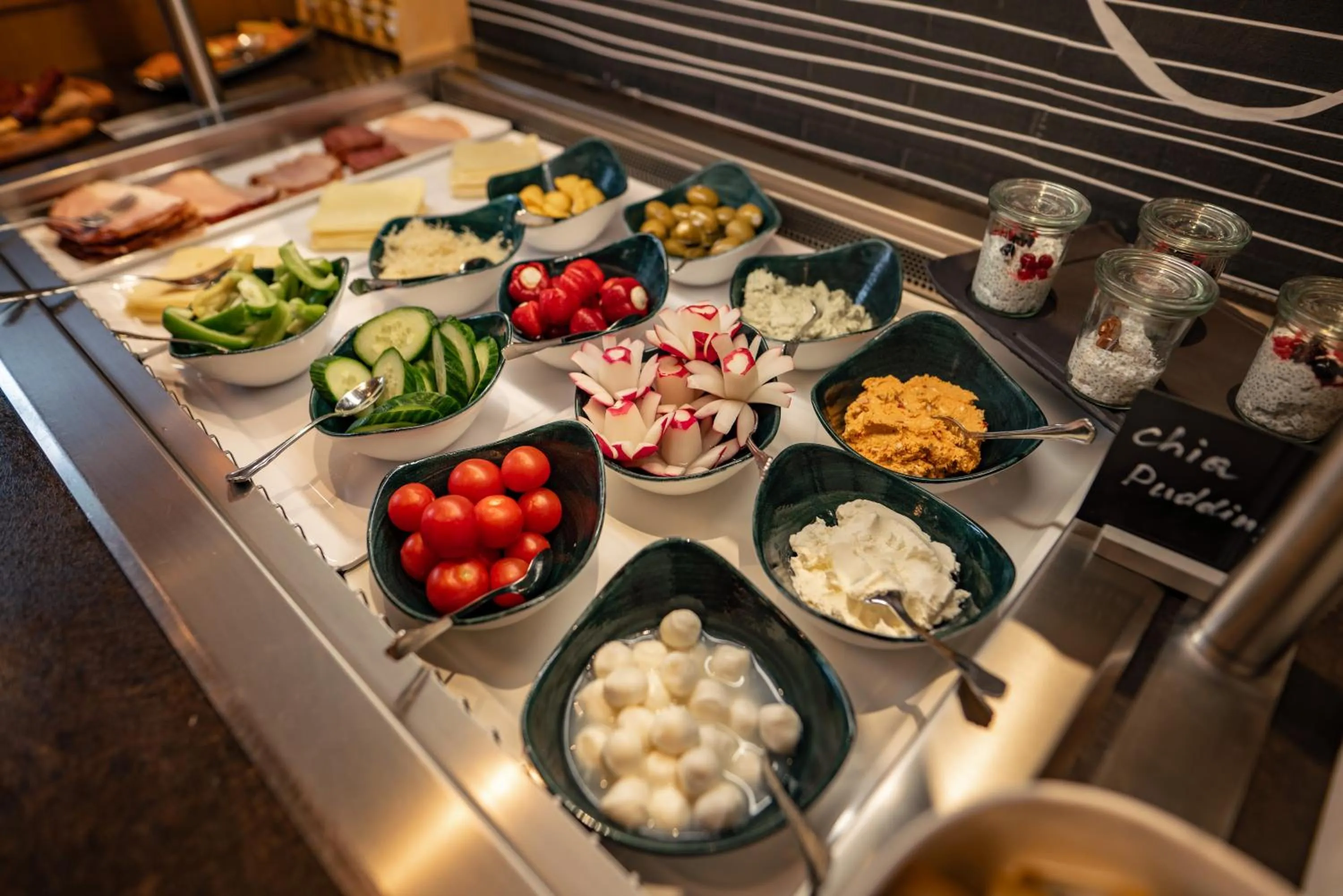 Buffet breakfast in Appartements Erzherzog Johann