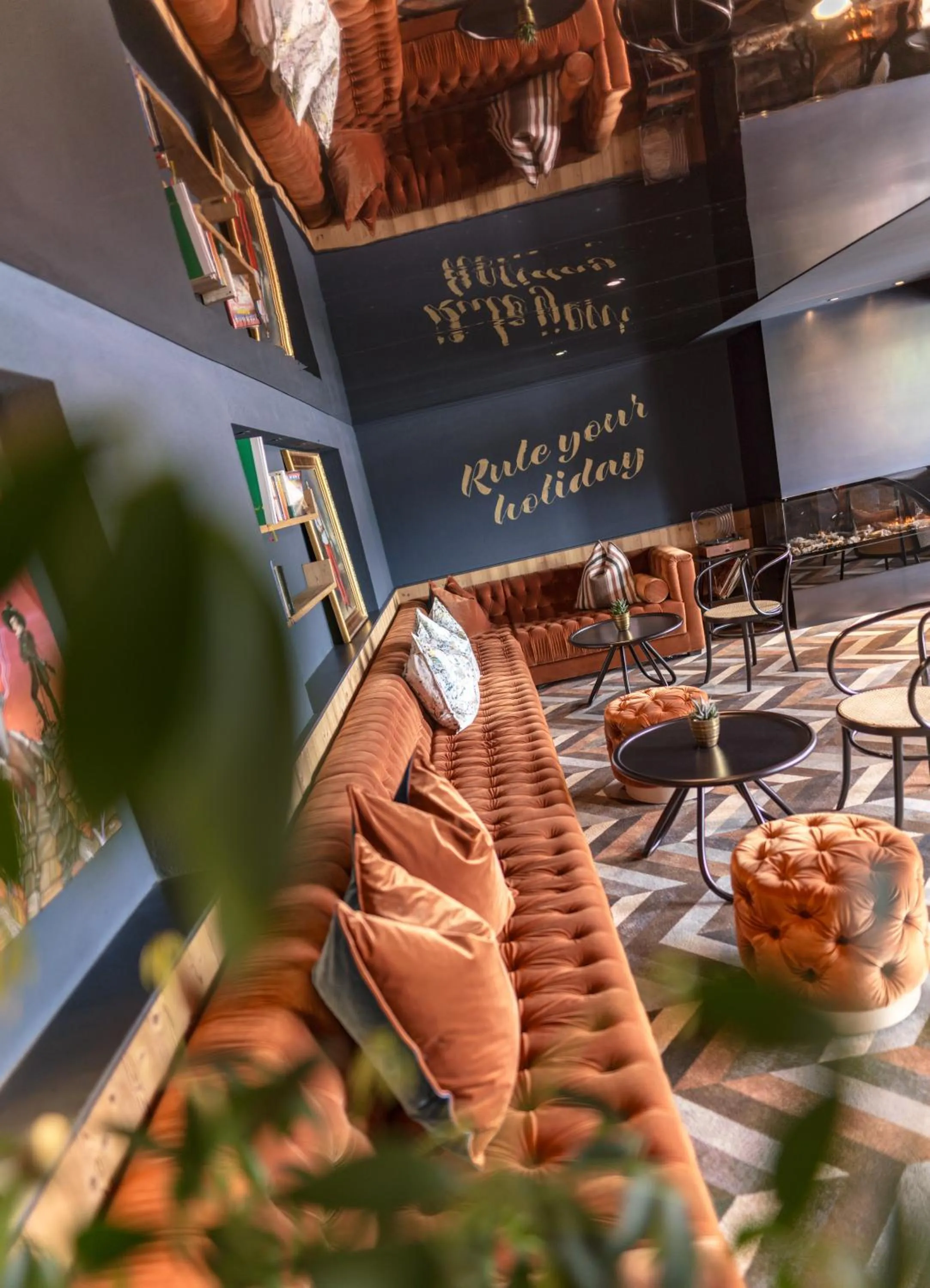 Lounge or bar in Appartements Erzherzog Johann