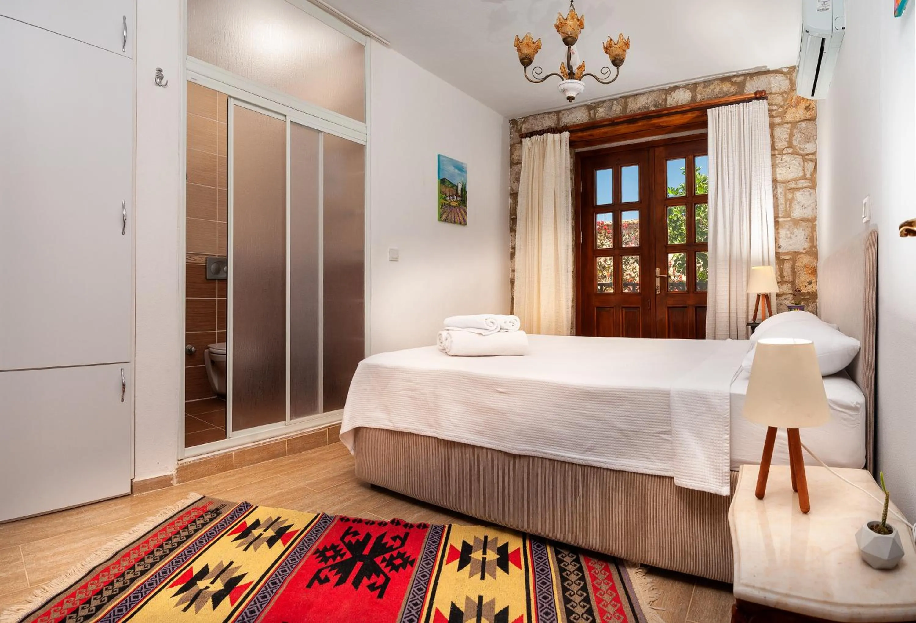 Bed in Flores Hotel Alaçatı