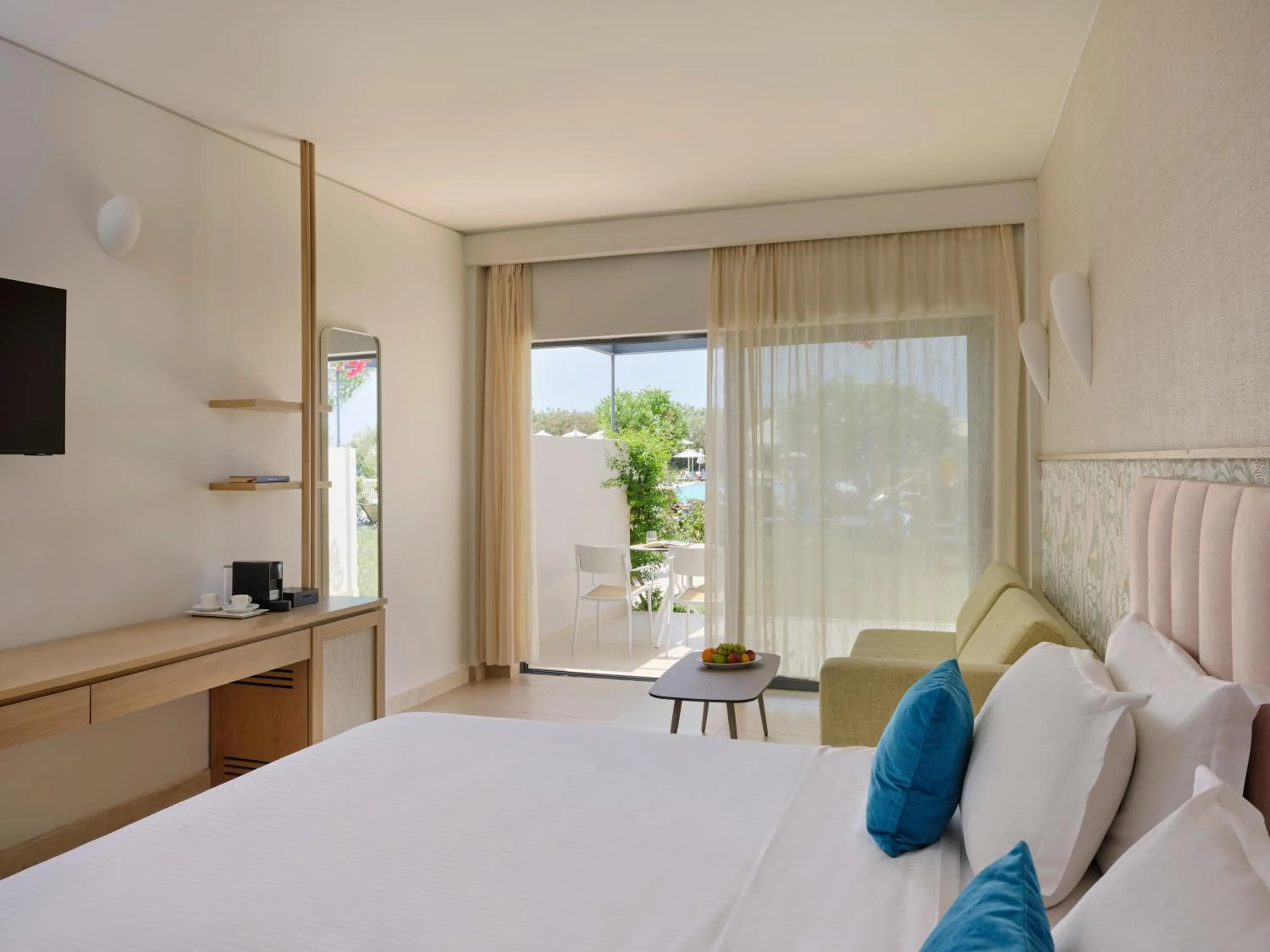 View (from property/room), Bed in Atlantica Eleon Grand Resort