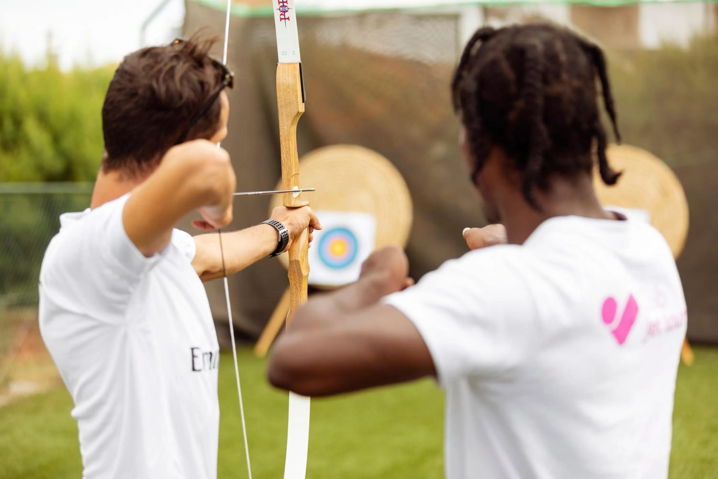 People in Sol Marina Beach Crete