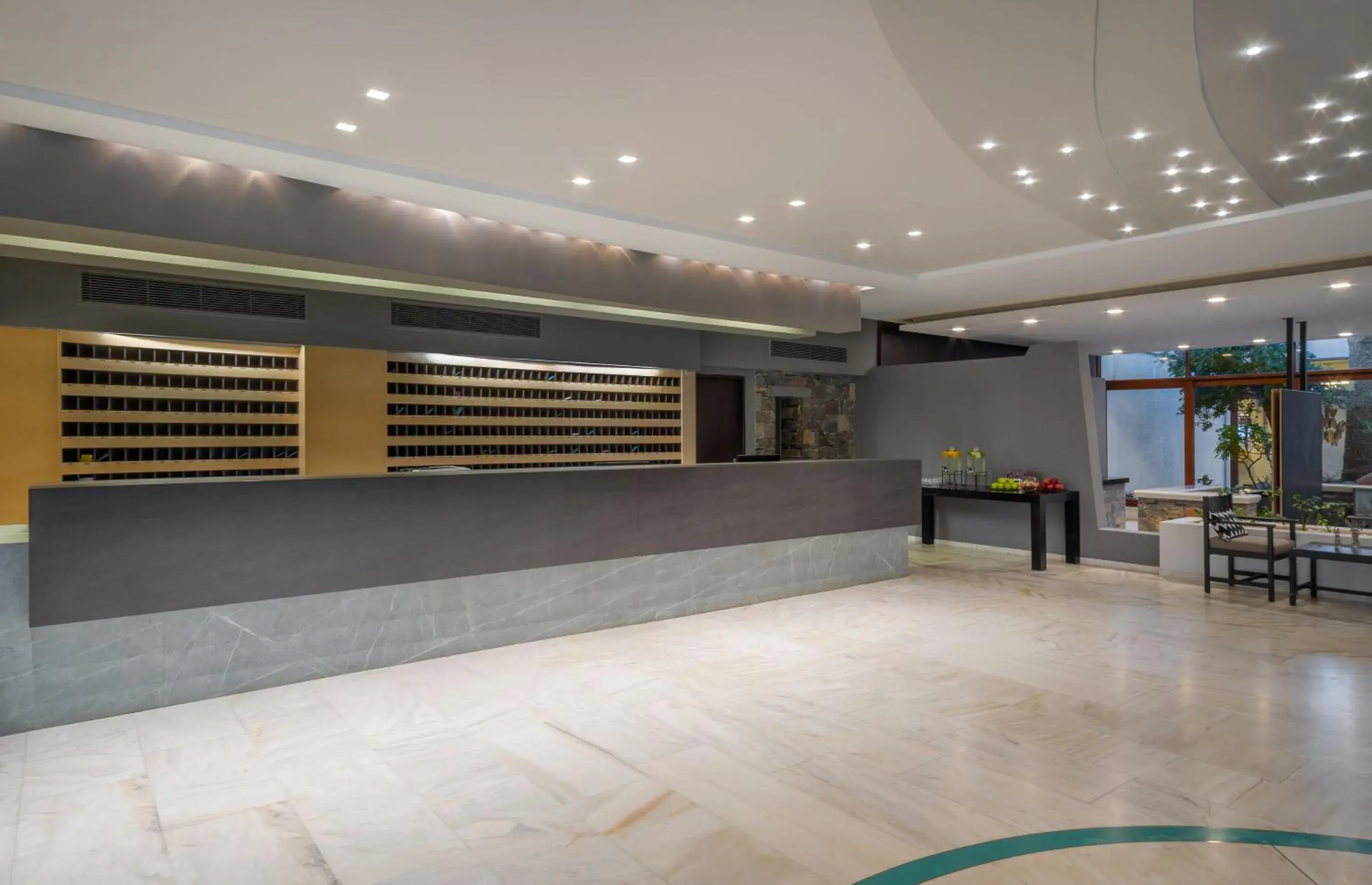 Lobby or reception in Sol Marina Beach Crete Lobby or reception in Sol Marina Beach Crete