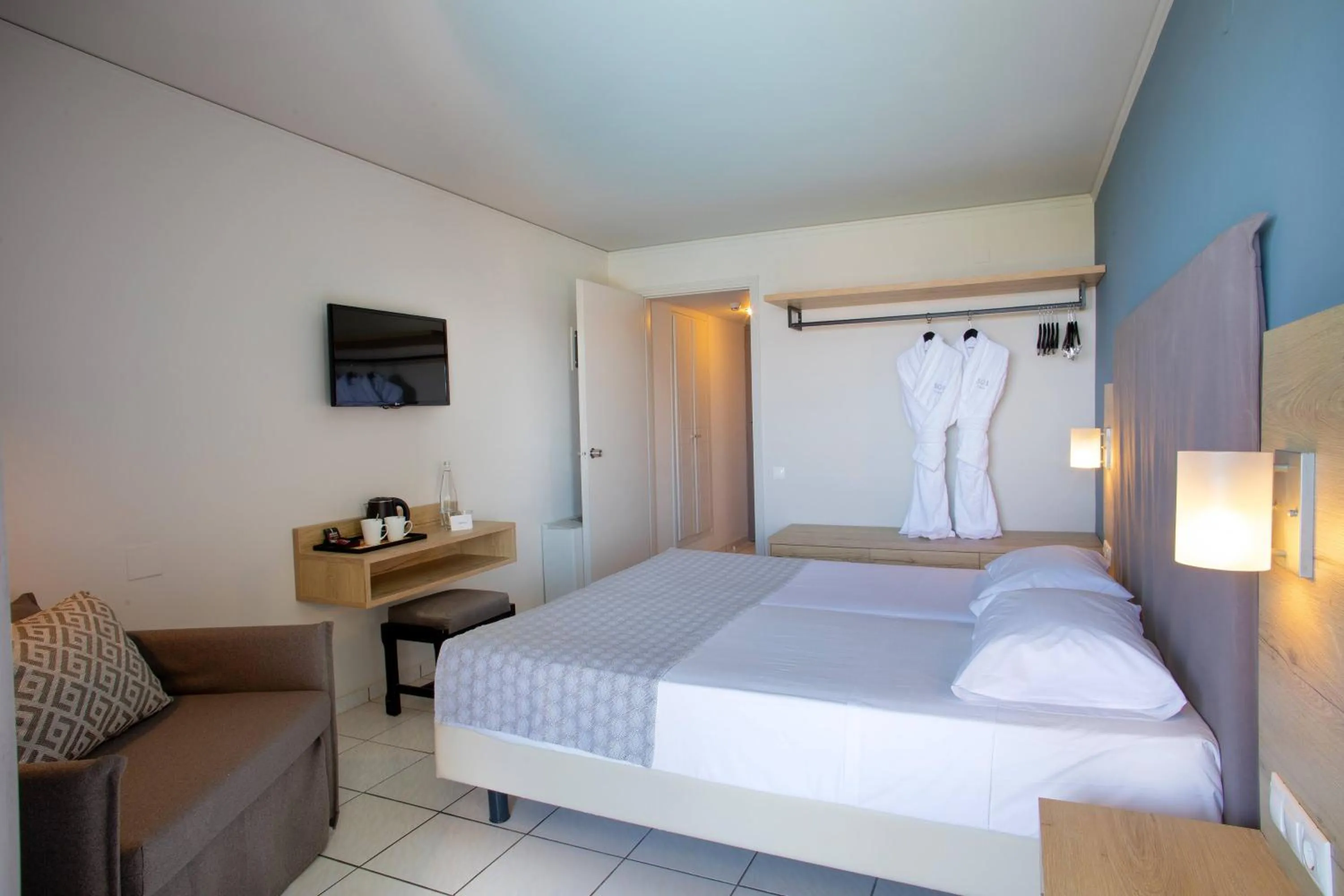 Property building, Bed in SOL Marina Beach Crete