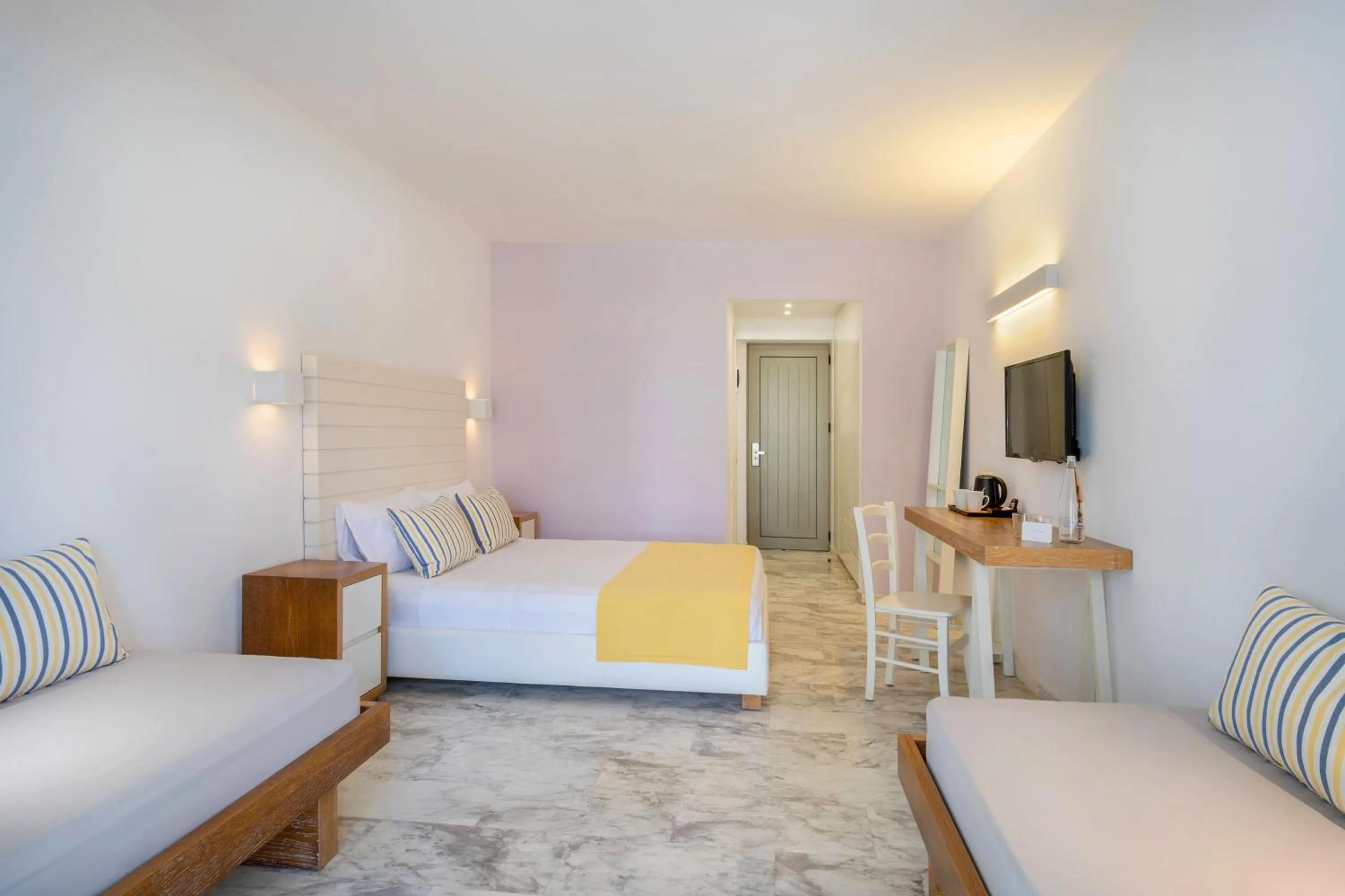 Property building, Bed in SOL Marina Beach Crete