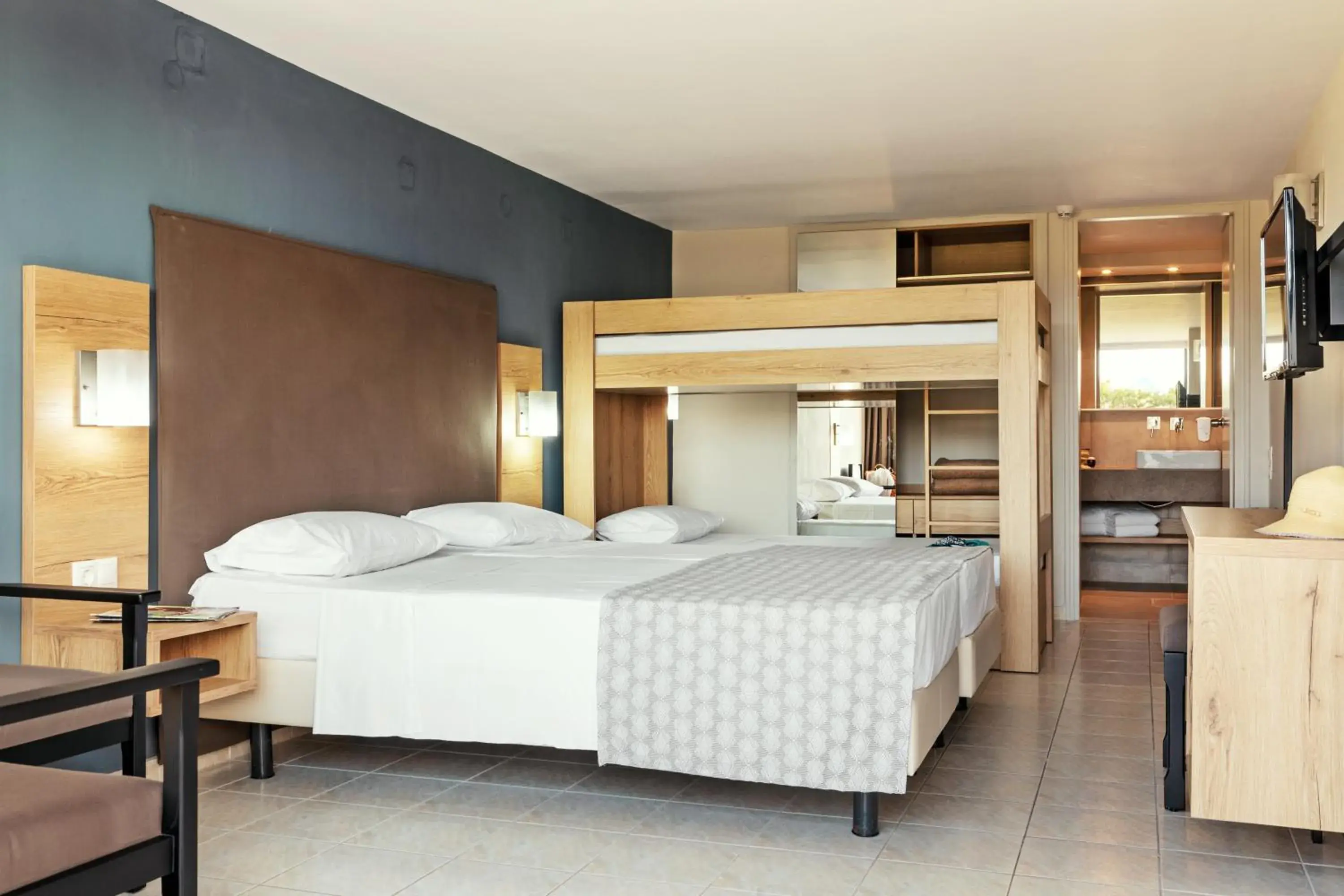 Photo of the whole room, Bed in Sol Marina Beach Crete Photo of the whole room, Bed in Sol Marina Beach Crete