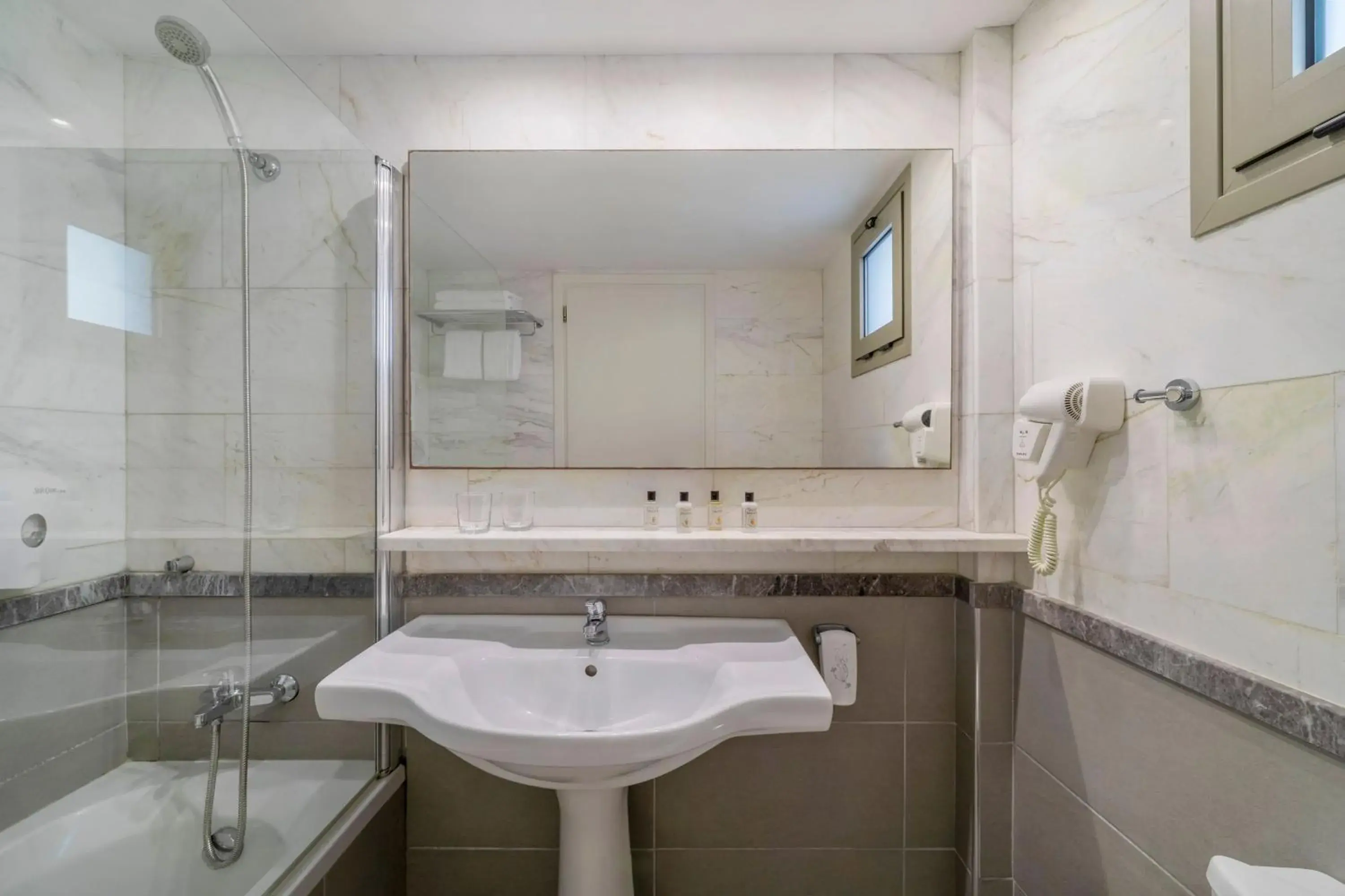 Bathroom in SOL Marina Beach Crete Bathroom in SOL Marina Beach Crete