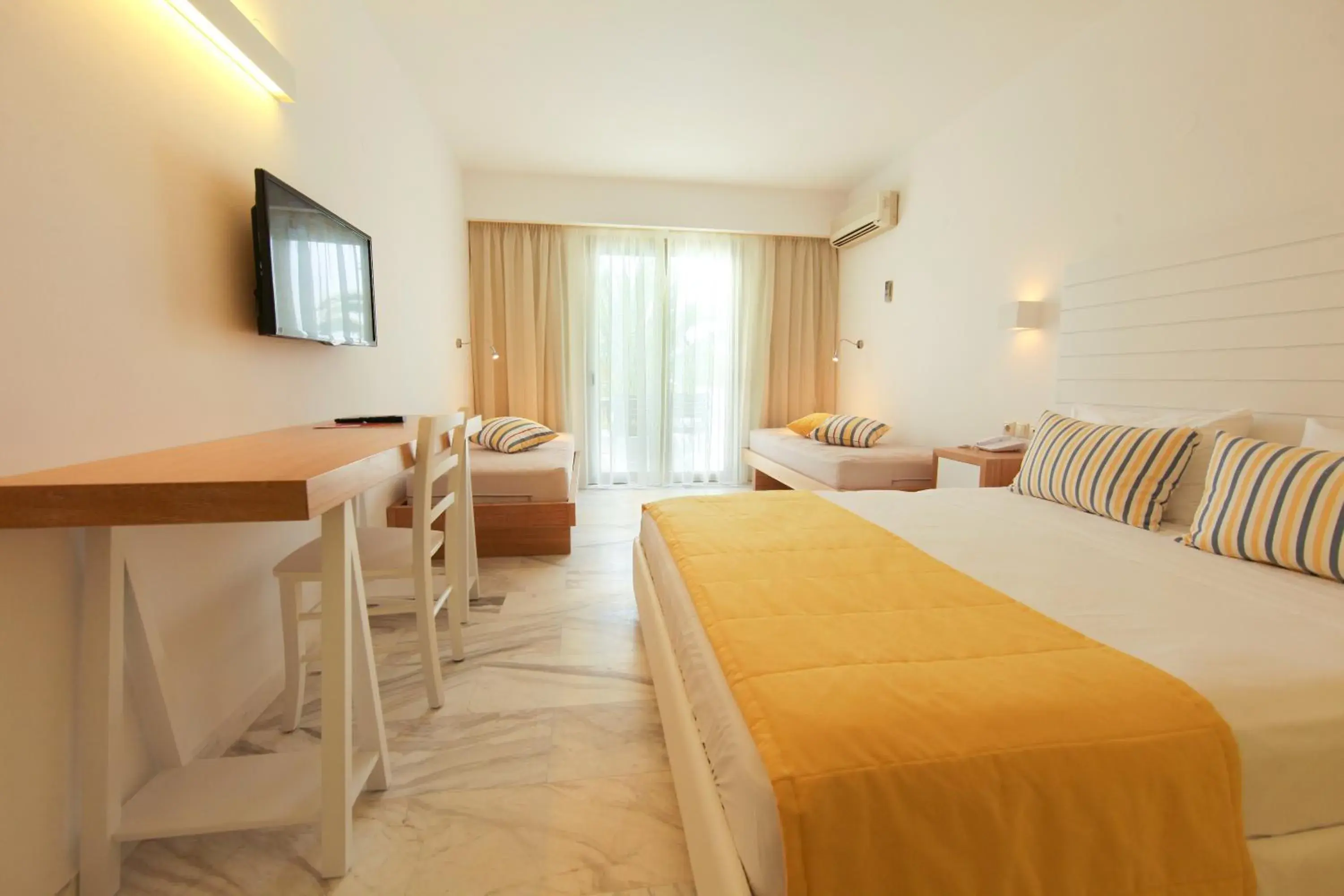 Photo of the whole room, Bed in Sol Marina Beach Crete Photo of the whole room, Bed in Sol Marina Beach Crete