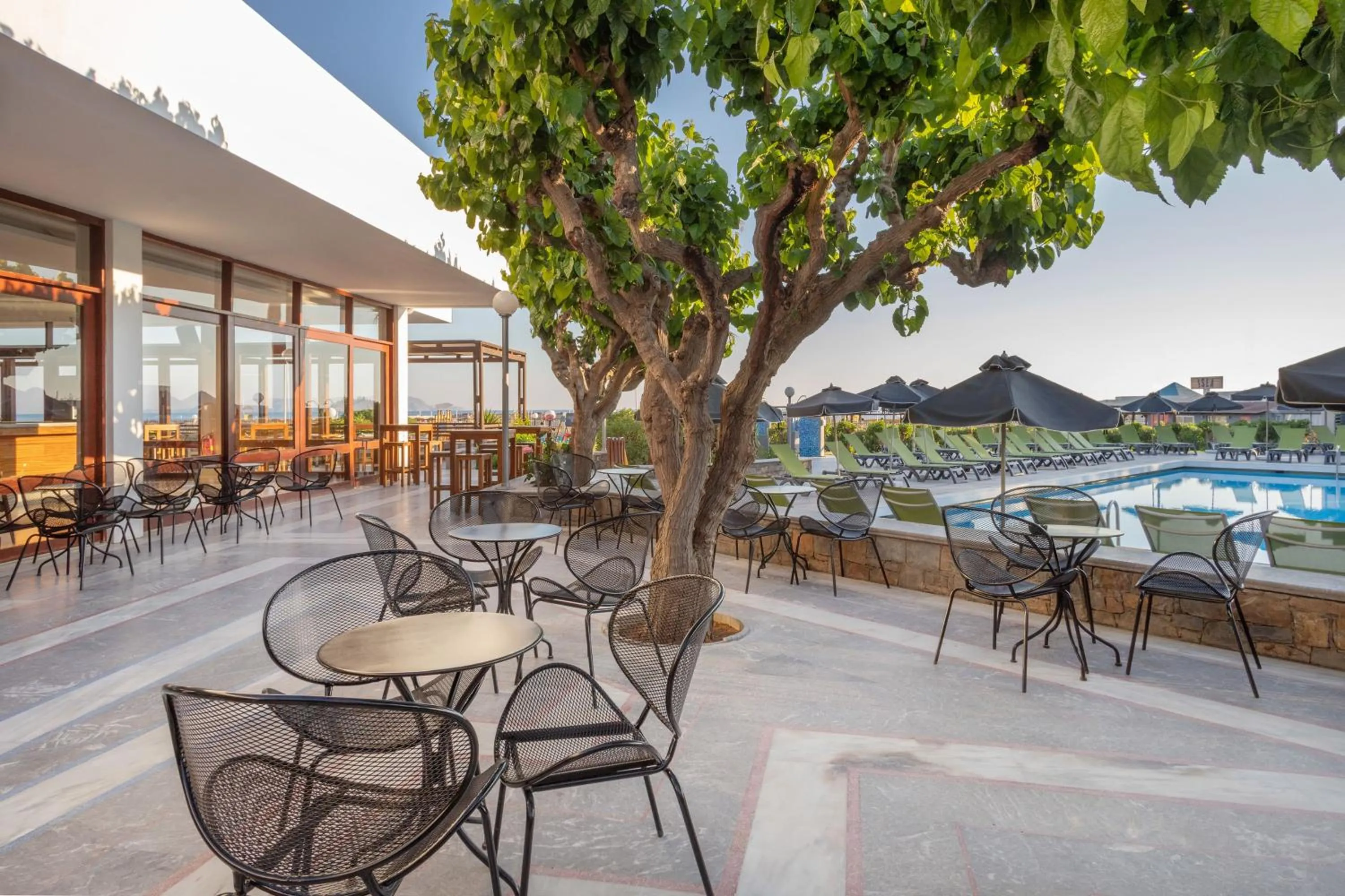 Patio in SOL Marina Beach Crete