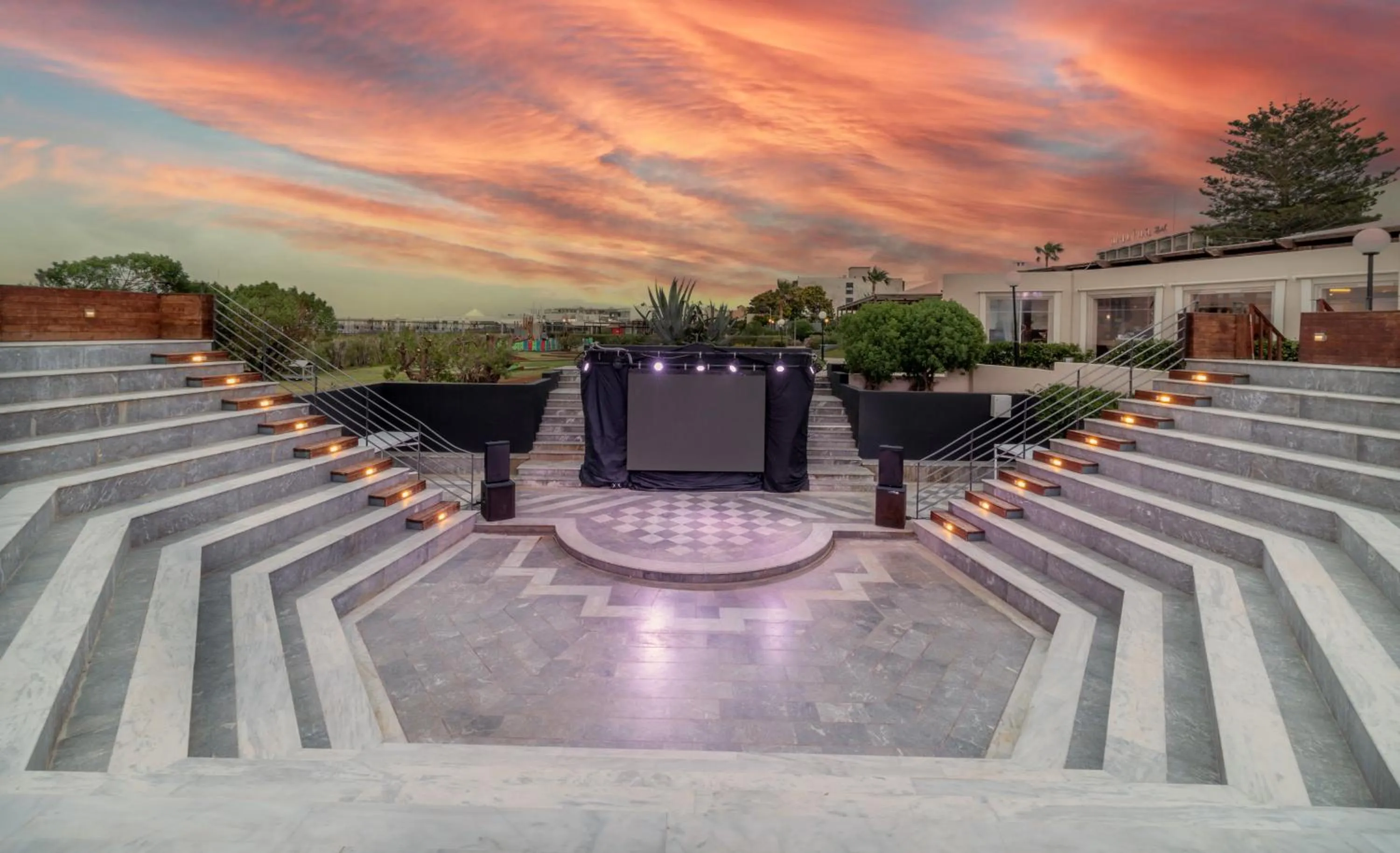 Seating area in Sol Marina Beach Crete