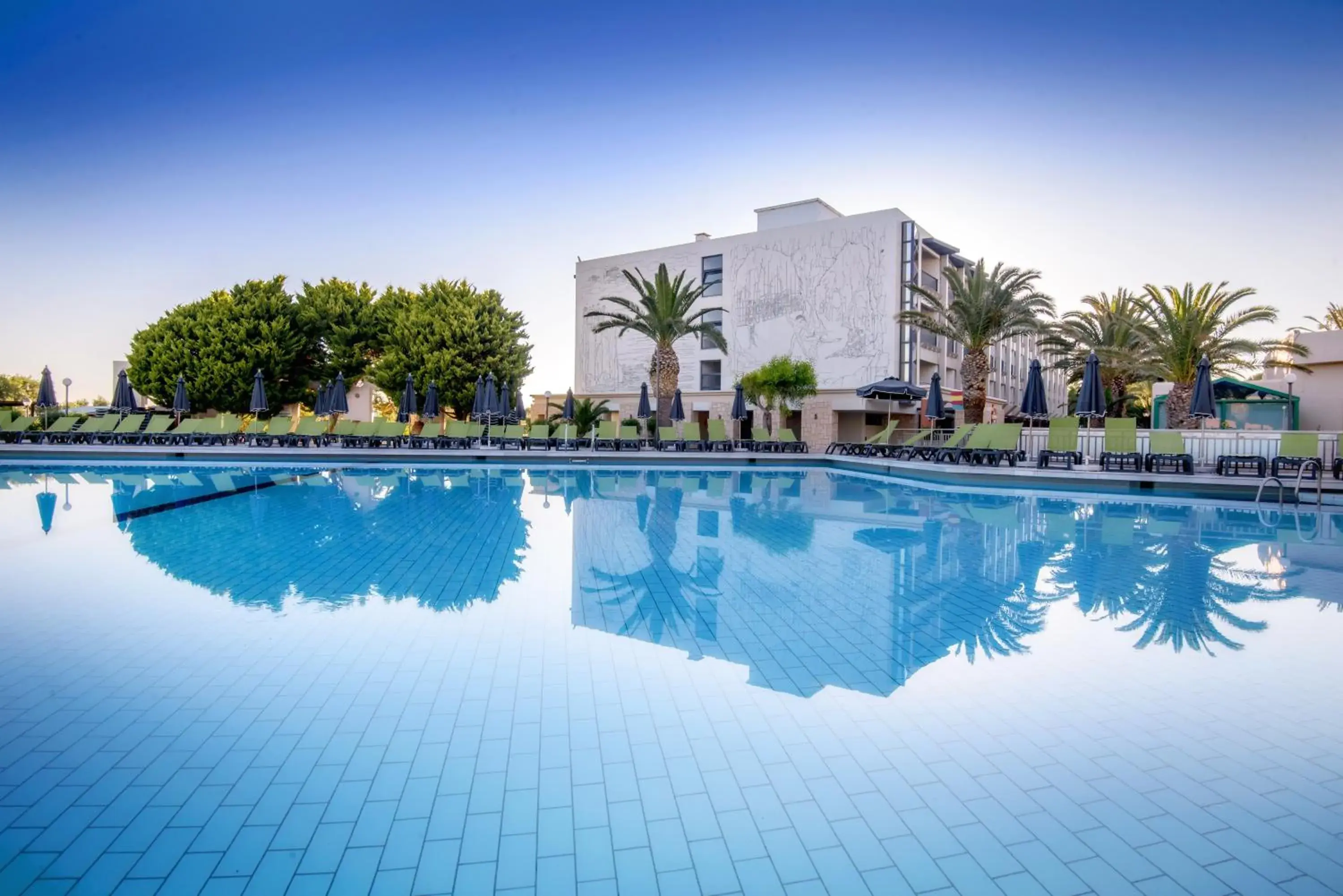 Property building in Sol Marina Beach Crete Property building in Sol Marina Beach Crete