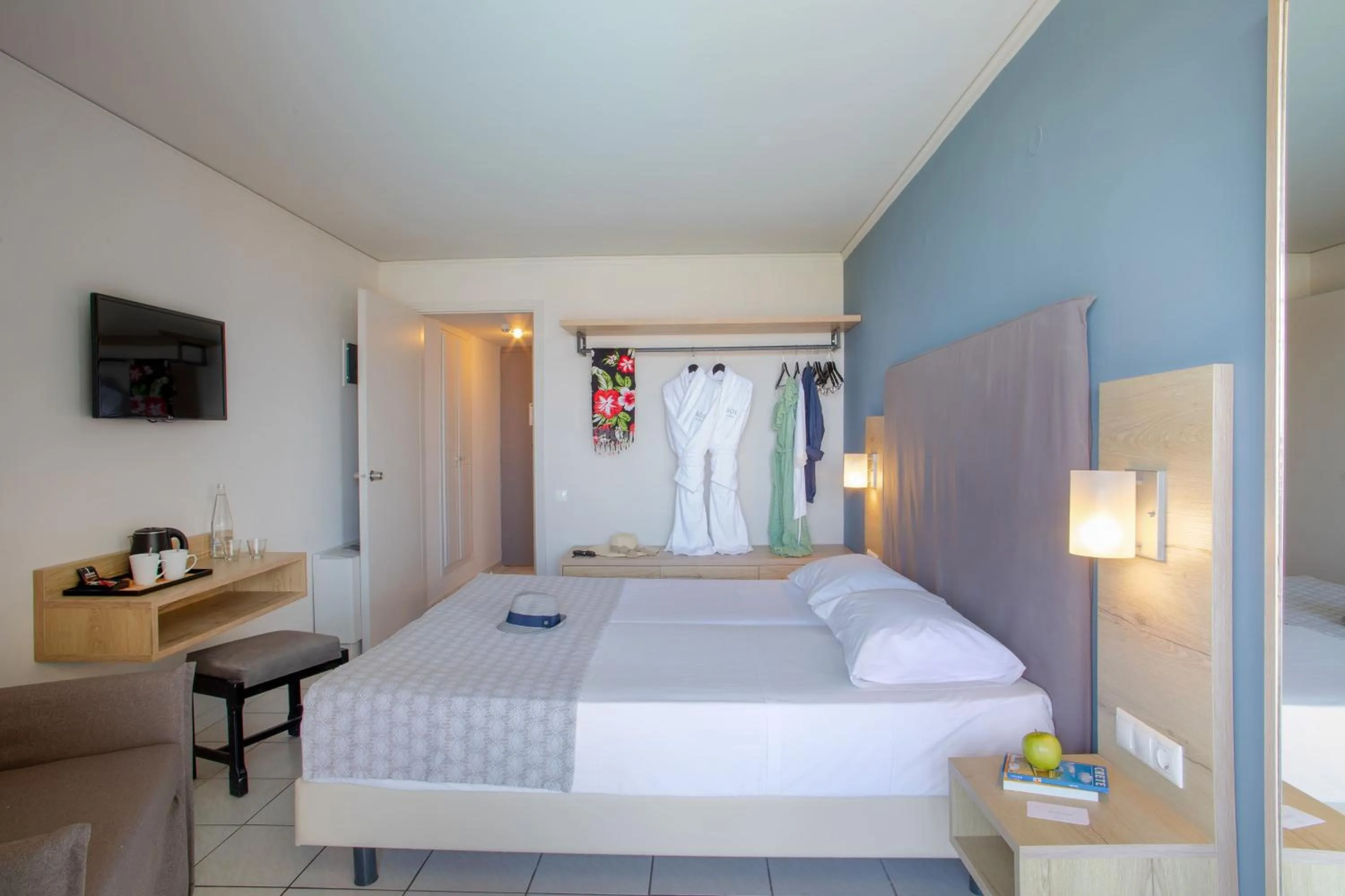 Property building, Bed in SOL Marina Beach Crete
