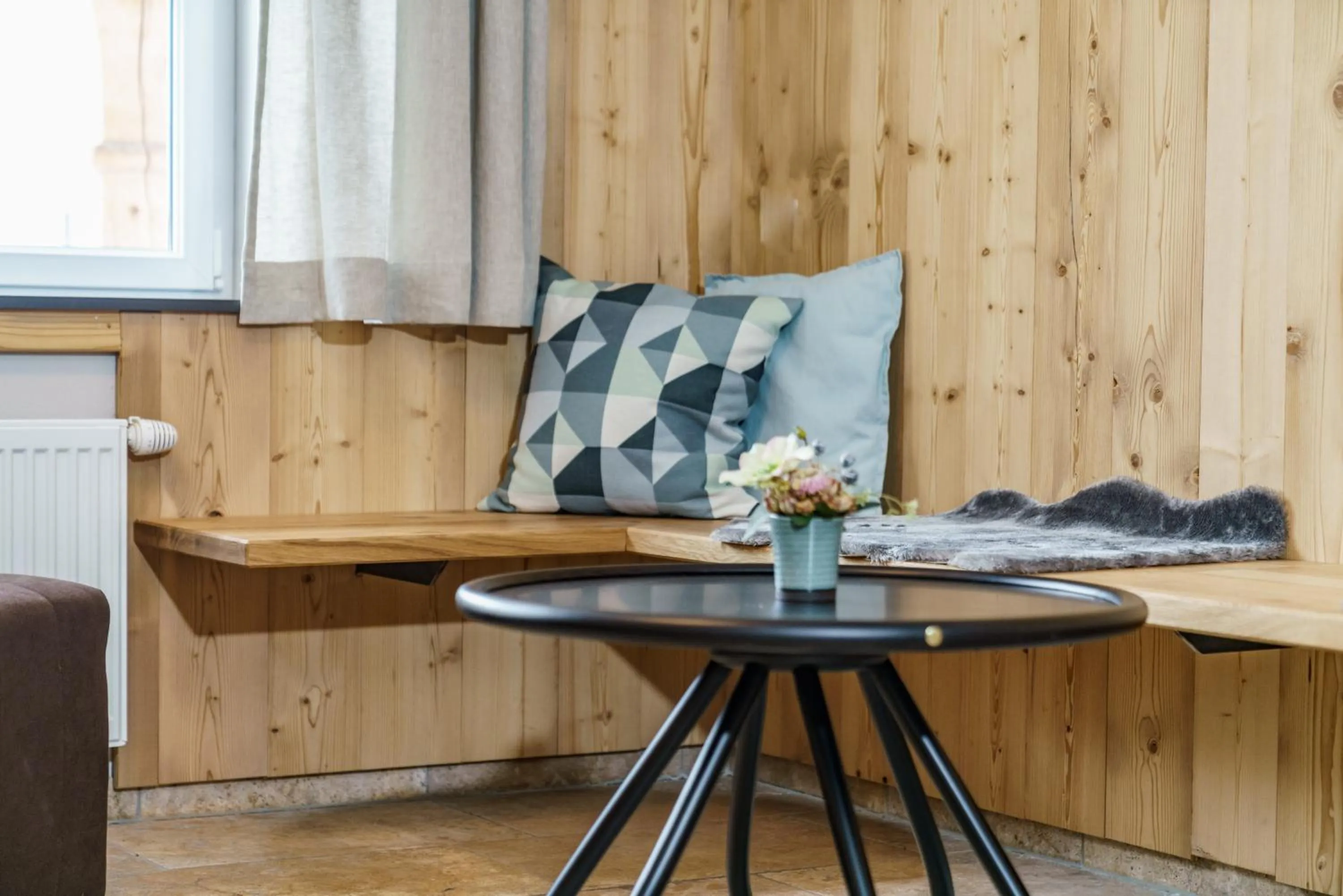 Seating area in Appartements Landhaus Hubertus Wellness & Breakfast