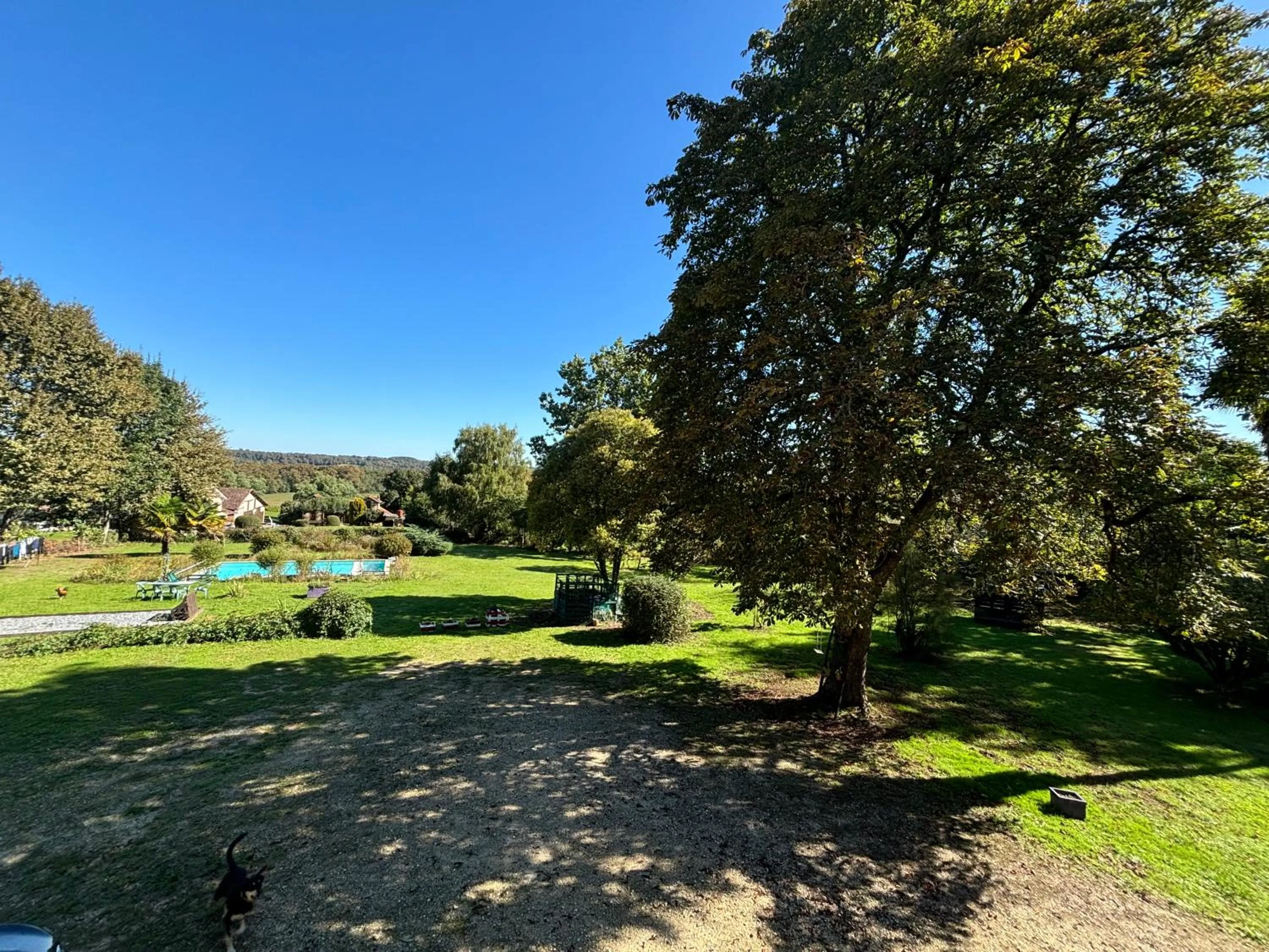 Garden view in Domaine Pierrot