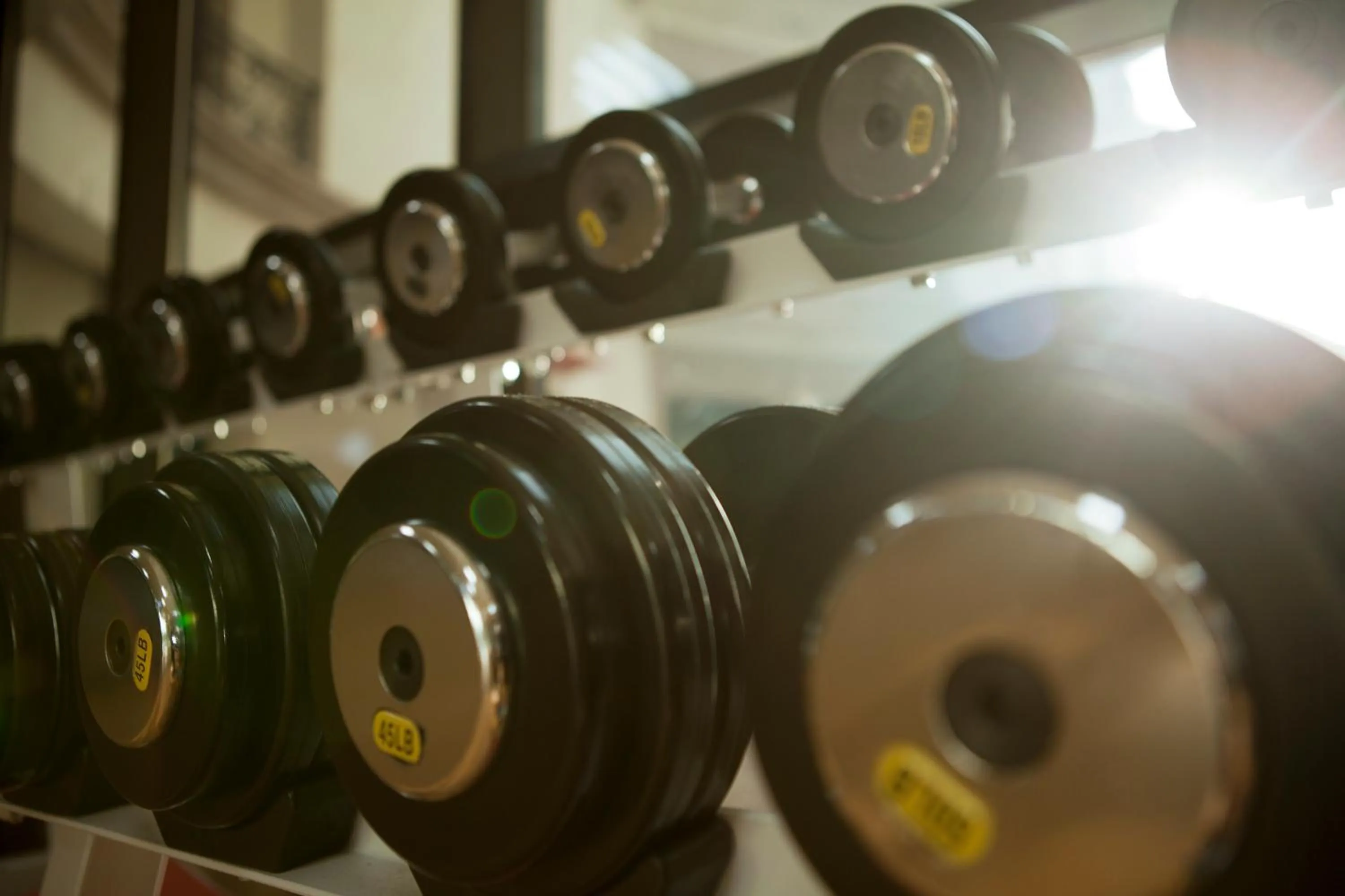 Fitness centre/facilities in Al Waleed Holiday Homes