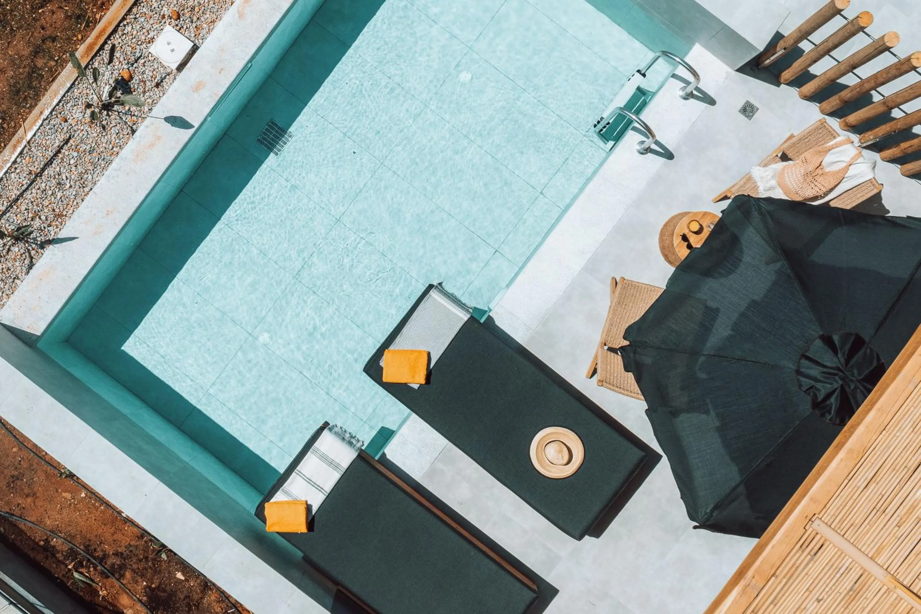 Swimming pool in Eliros Mare Beachfront Poem Hotel