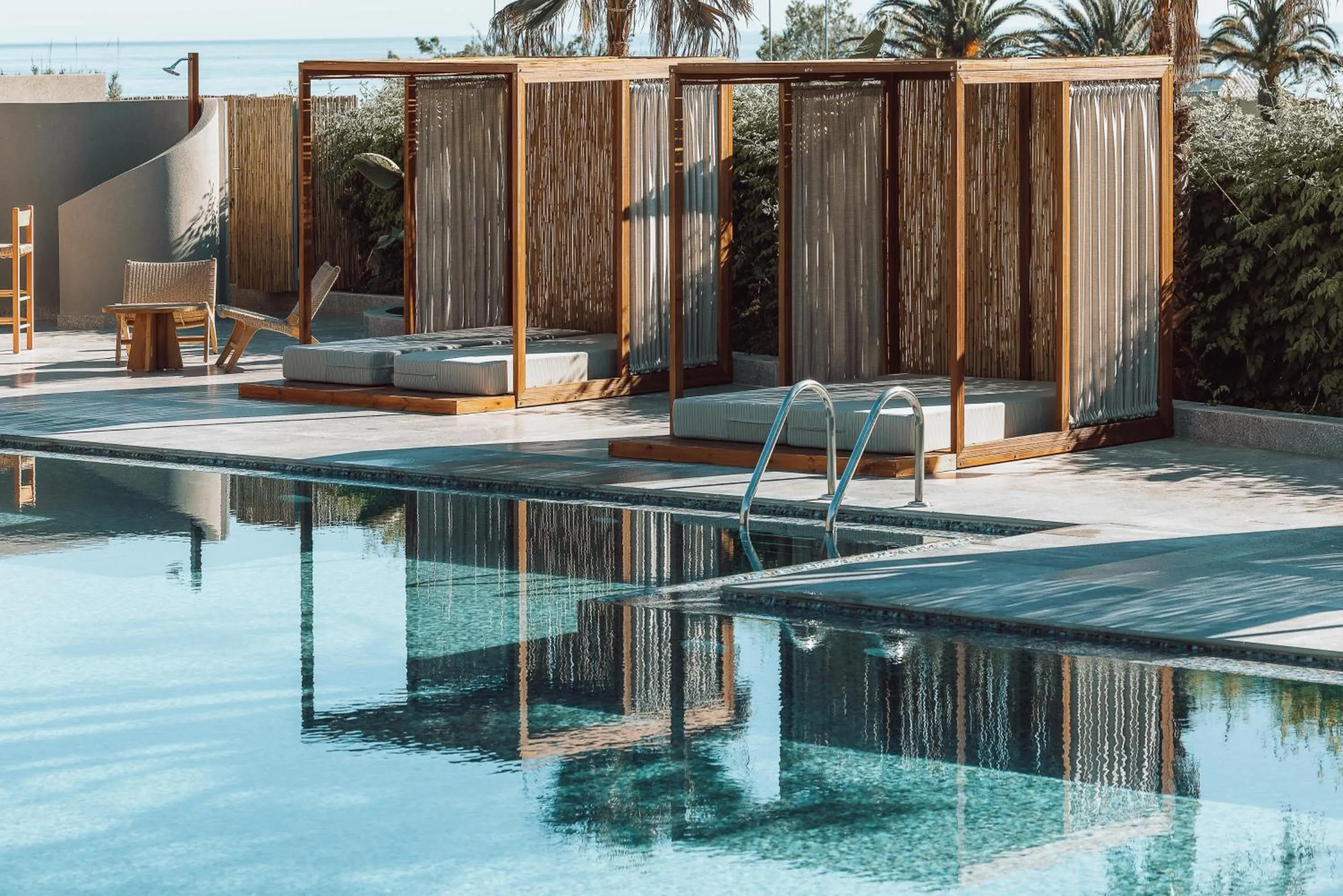 Swimming pool in Eliros Mare Beachfront Poem Hotel