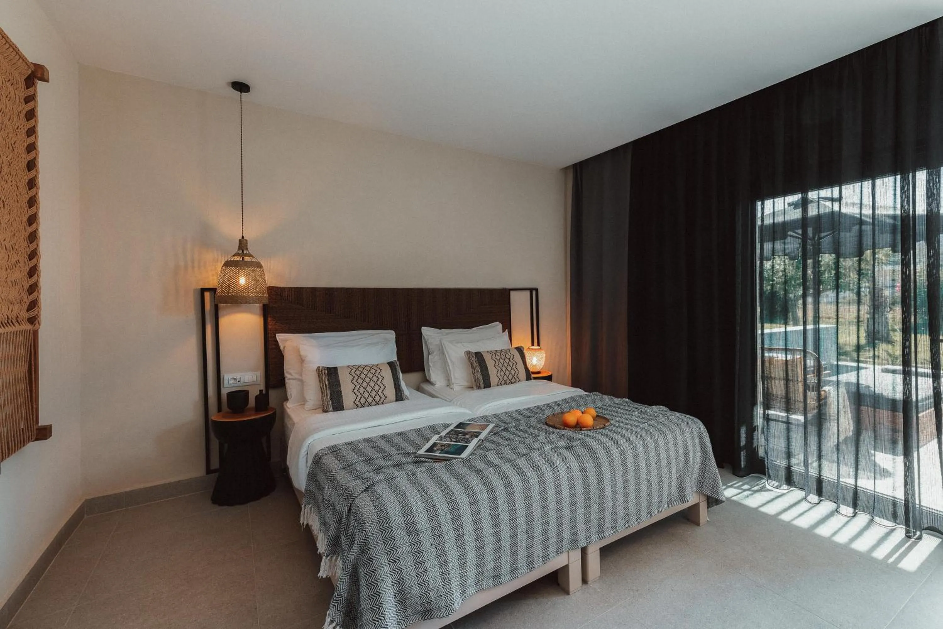 Bedroom, Bed in Eliros Mare Beachfront Poem Hotel