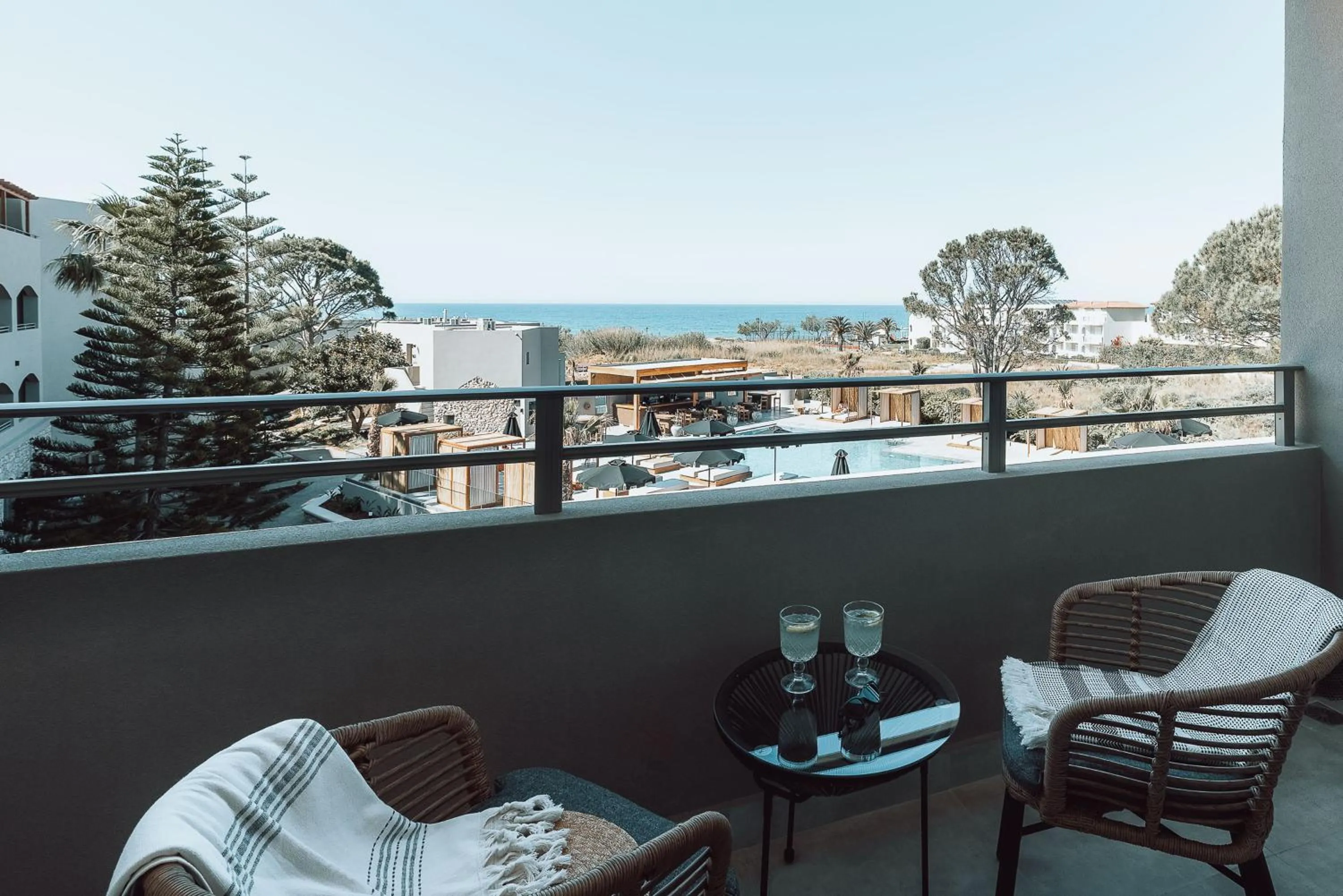 Balcony/Terrace in Eliros Mare Beachfront Poem Hotel
