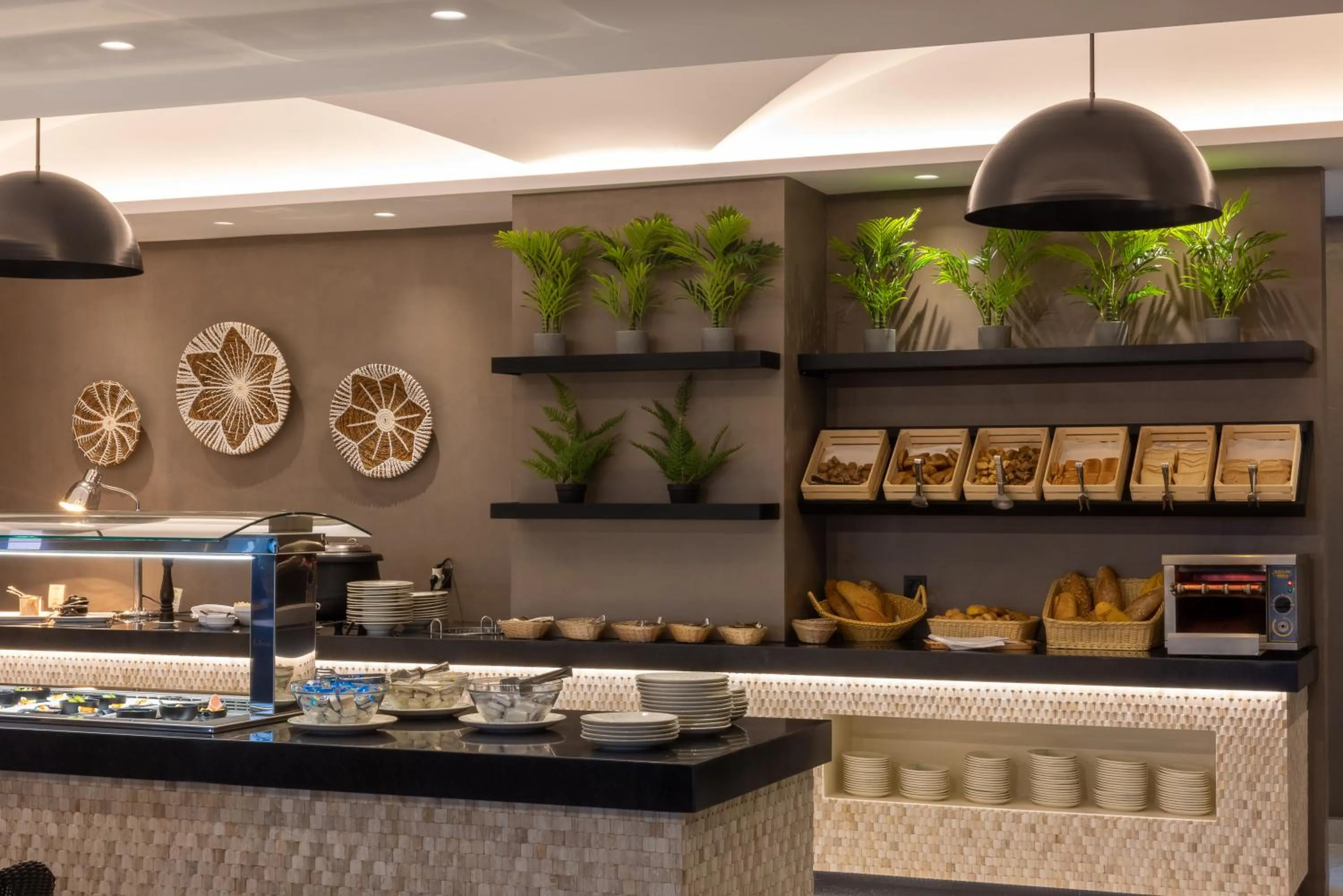 Buffet breakfast in Eliros Mare Beachfront Poem Hotel