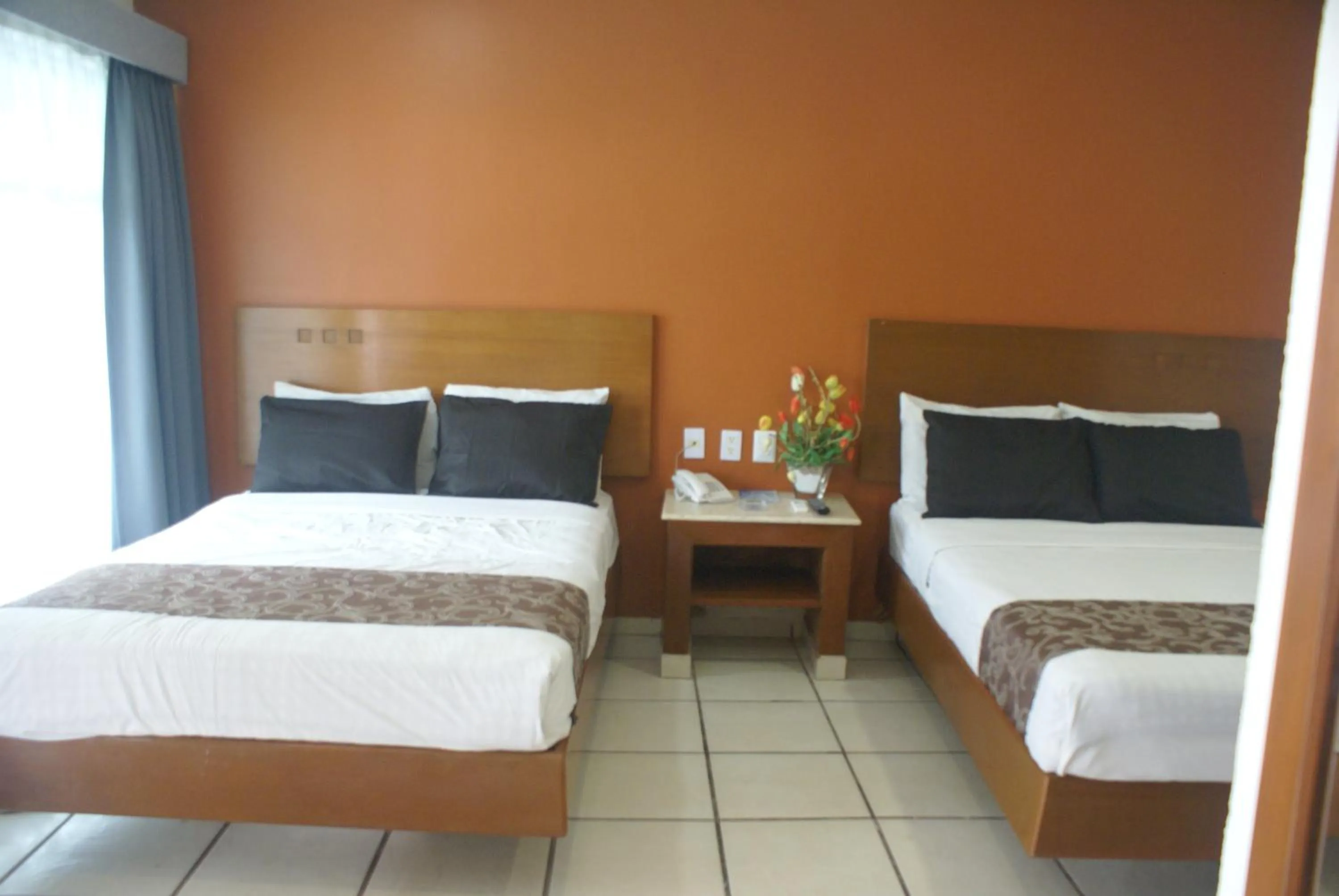 Decorative detail, Bed in Hotel Arcos Aeropuerto