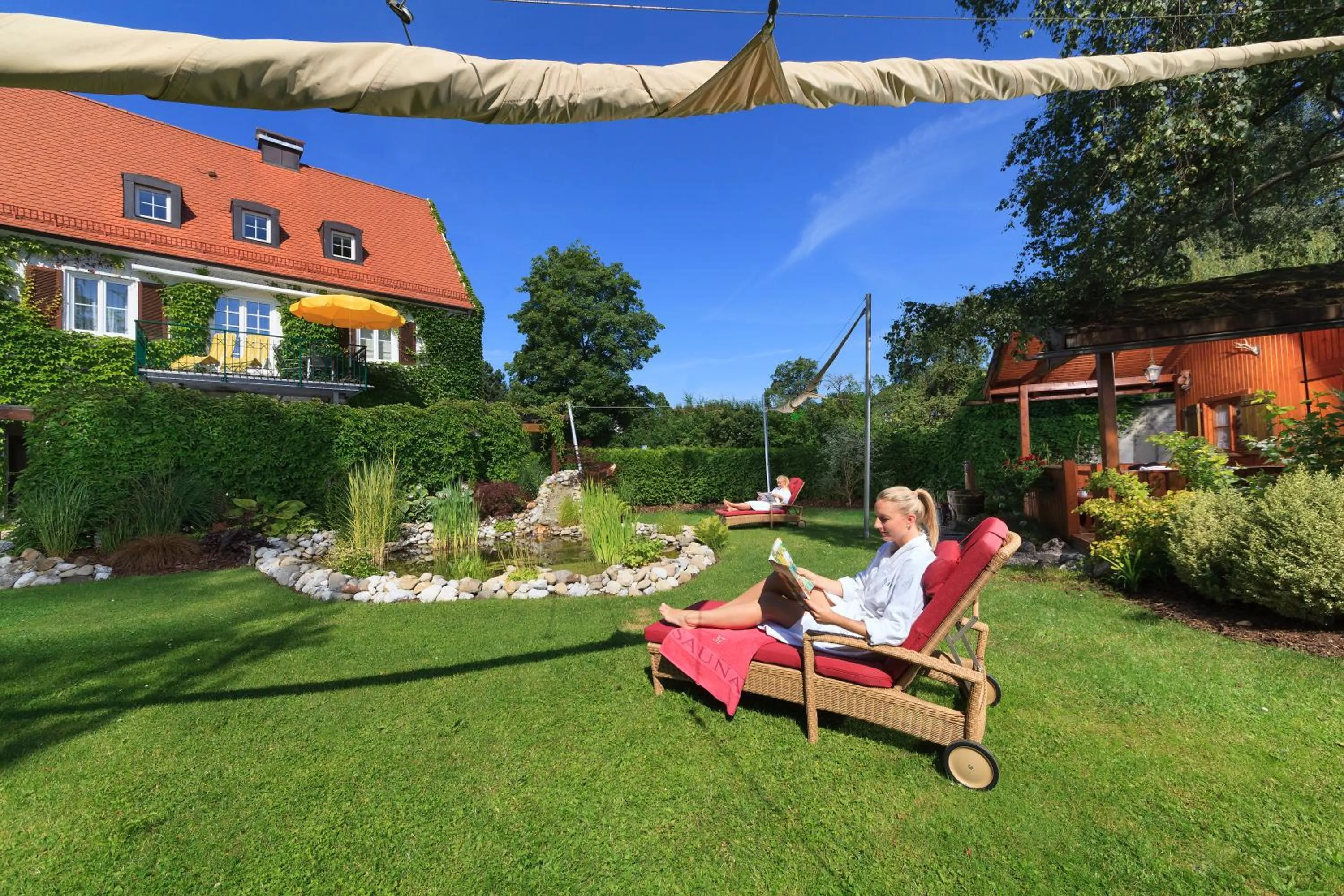 Garden in Kneipp- und Wellvitalhotel Edelweiss