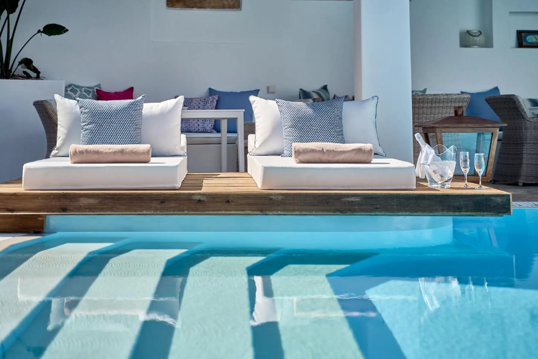 Swimming pool in Stelia Mare Boutique Hotel