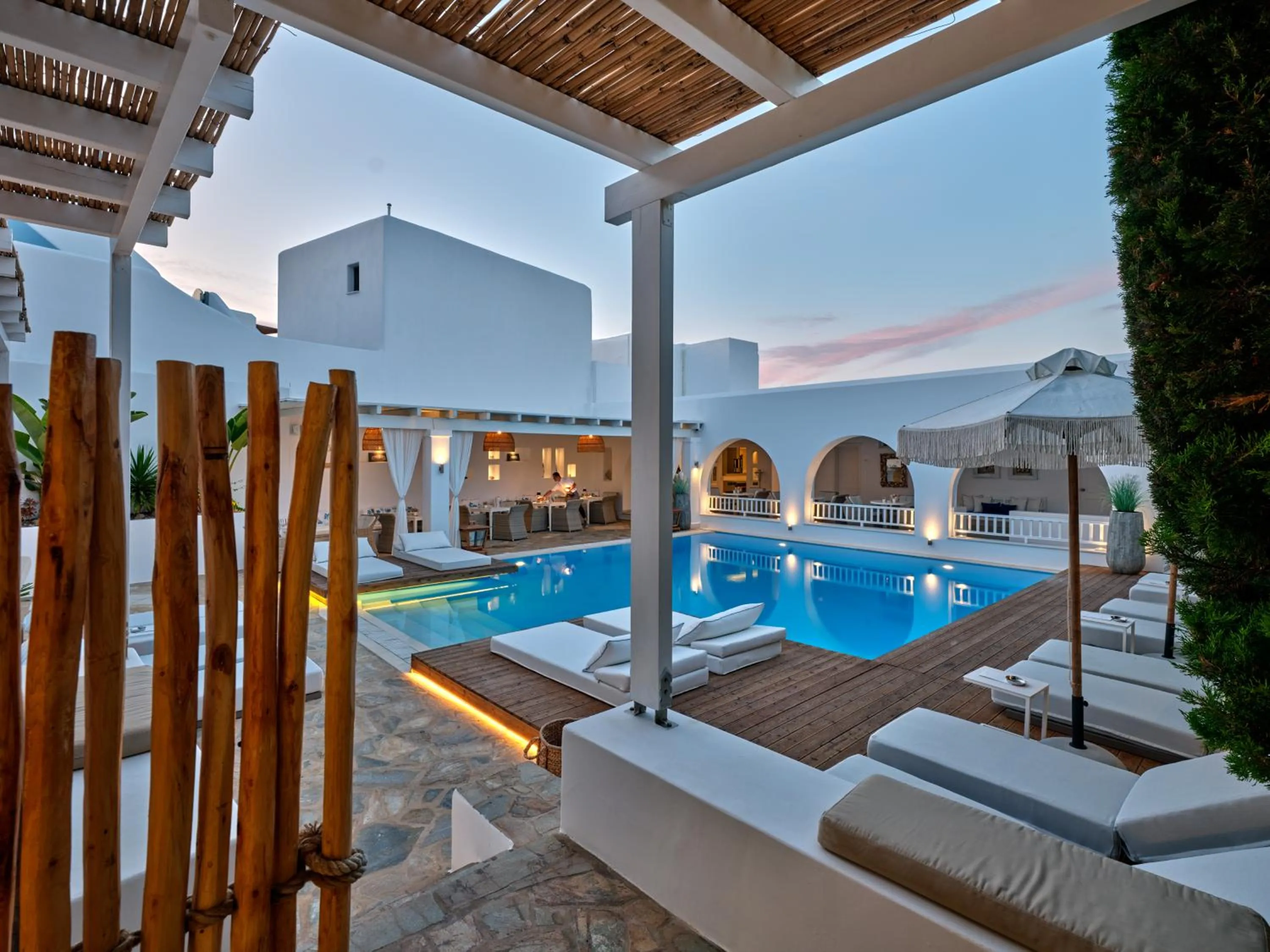 Swimming pool in Stelia Mare Boutique Hotel