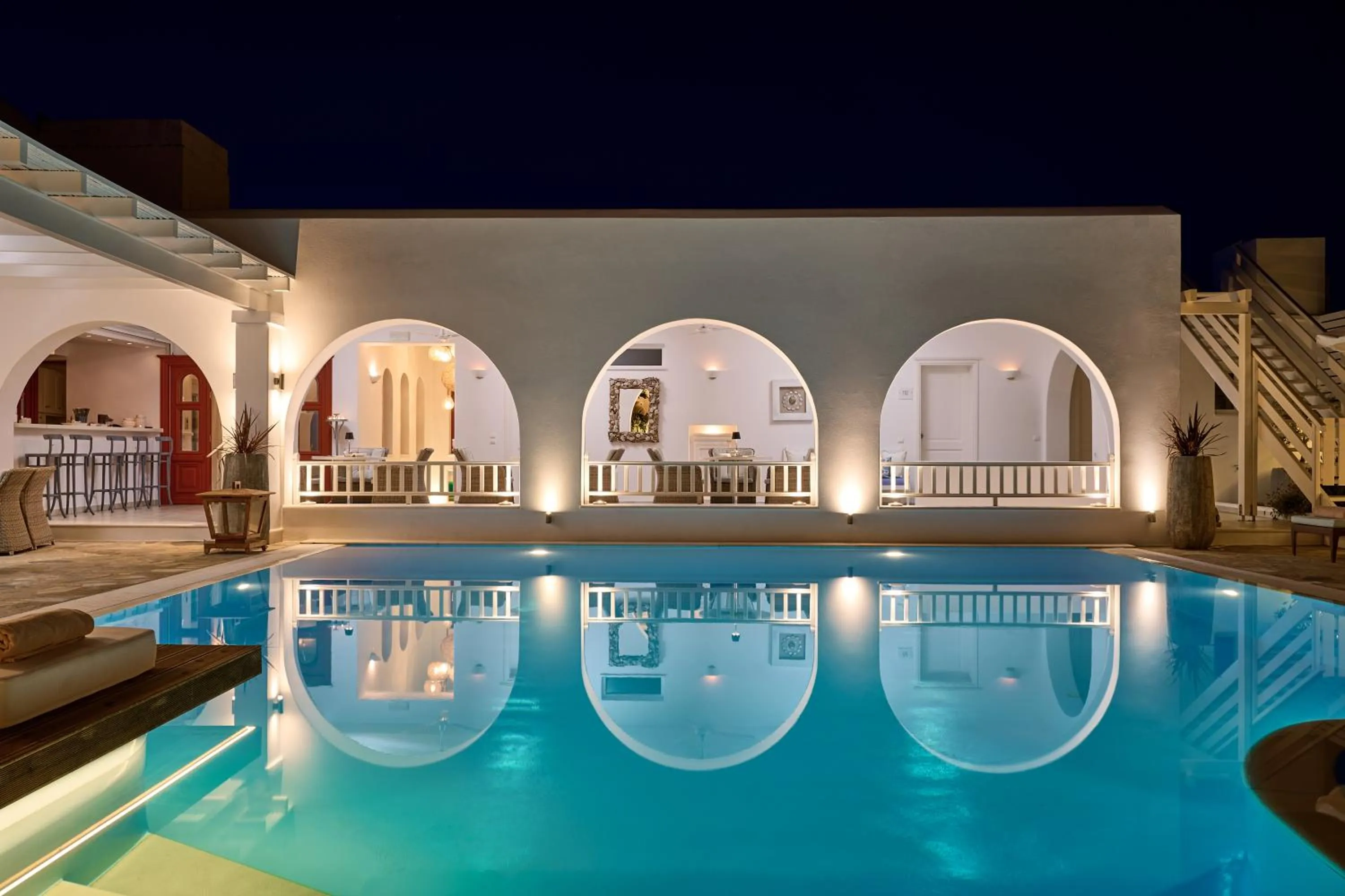 Swimming pool in Stelia Mare Boutique Hotel