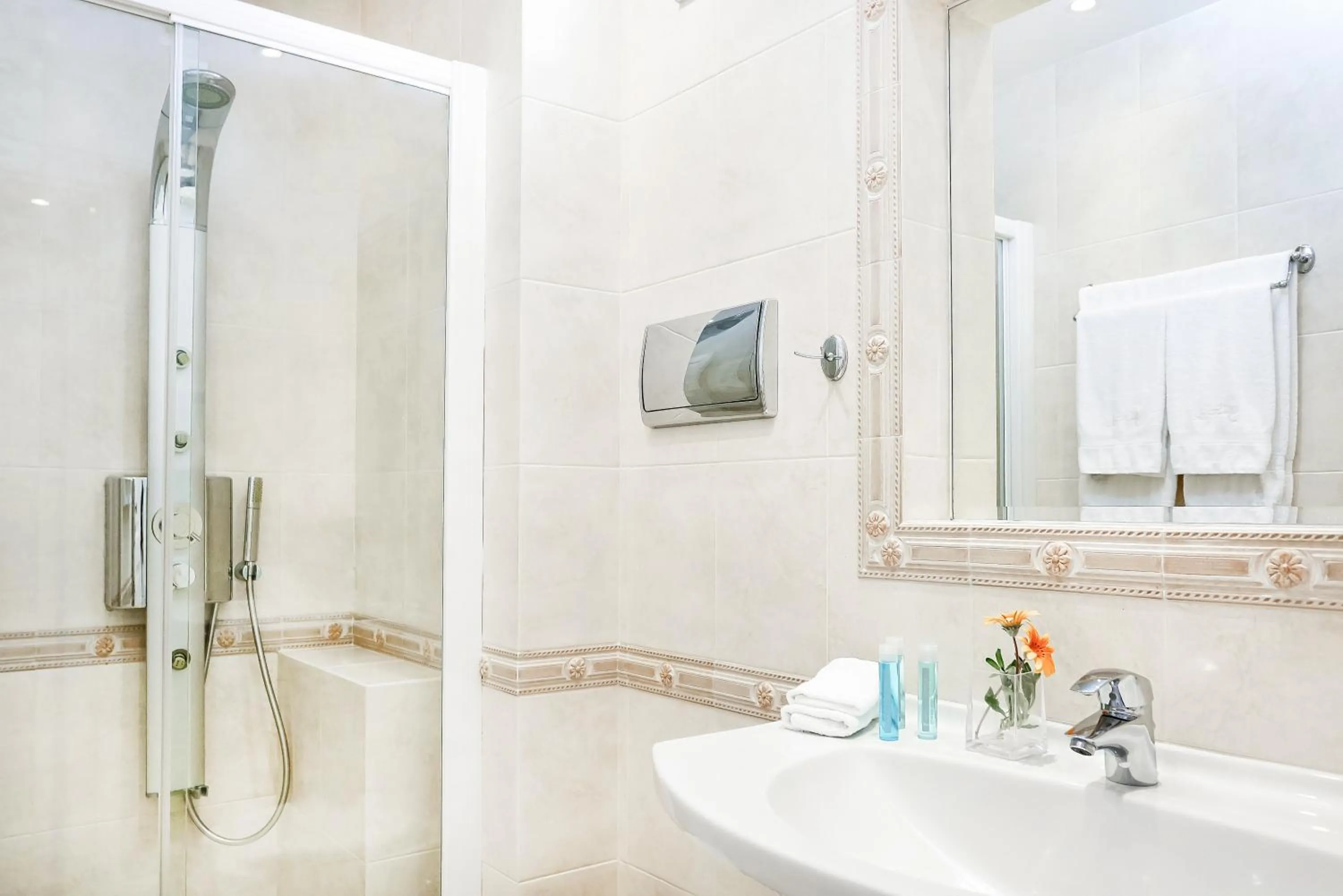 Bathroom in Stelia Mare Boutique Hotel