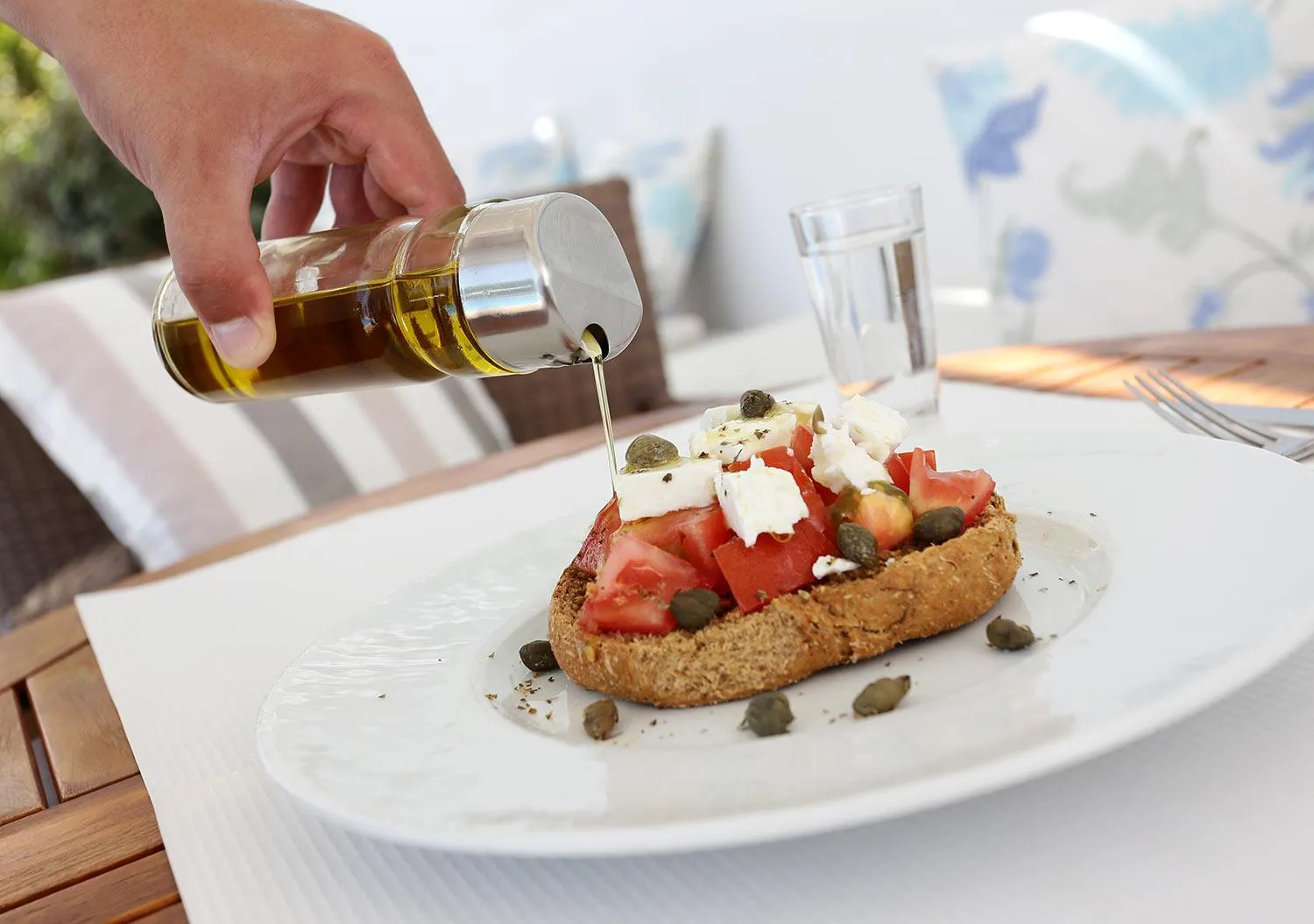 Food close-up in Stelia Mare Boutique Hotel