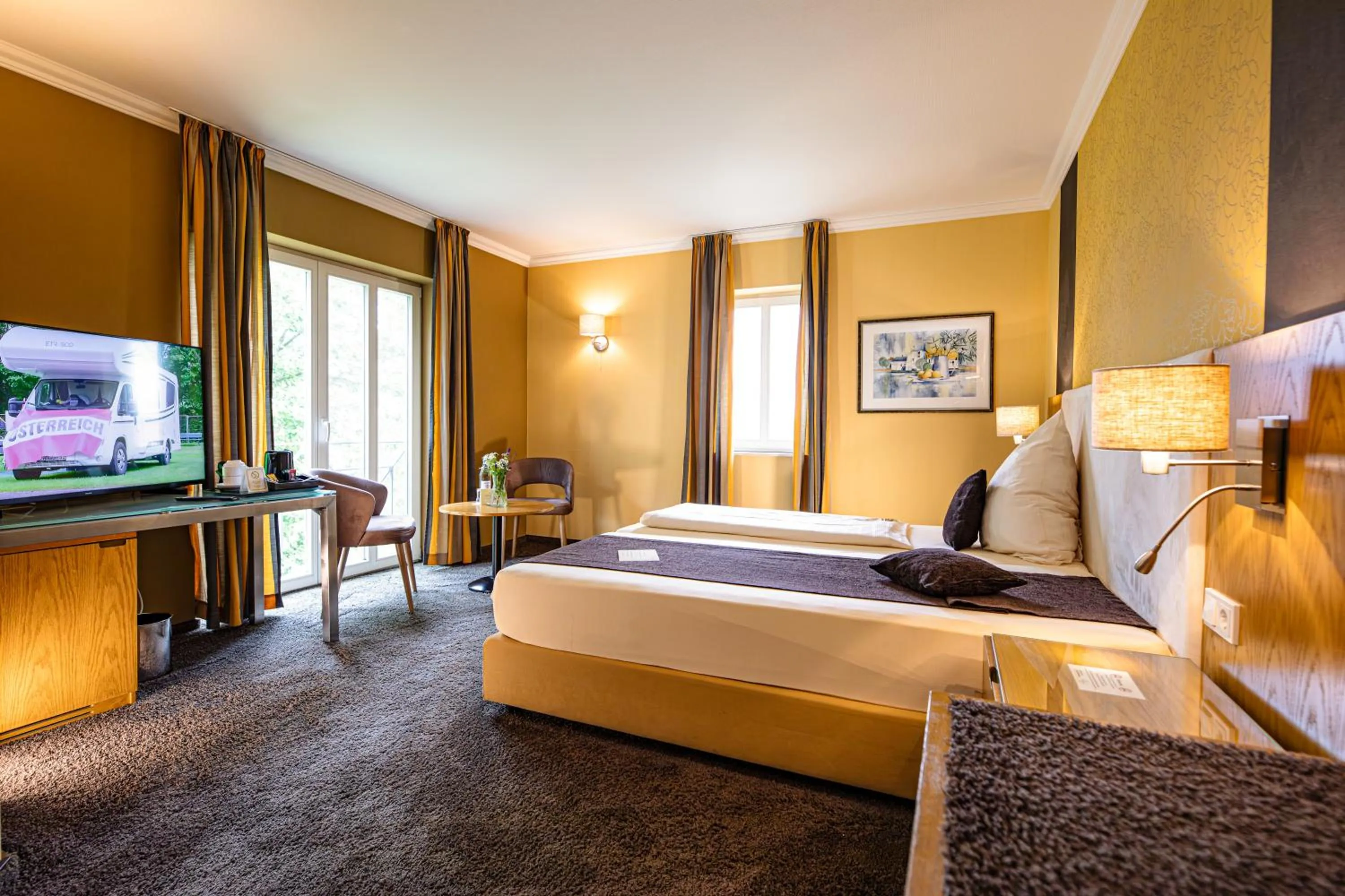 Bed in Hotel Sonnenhof