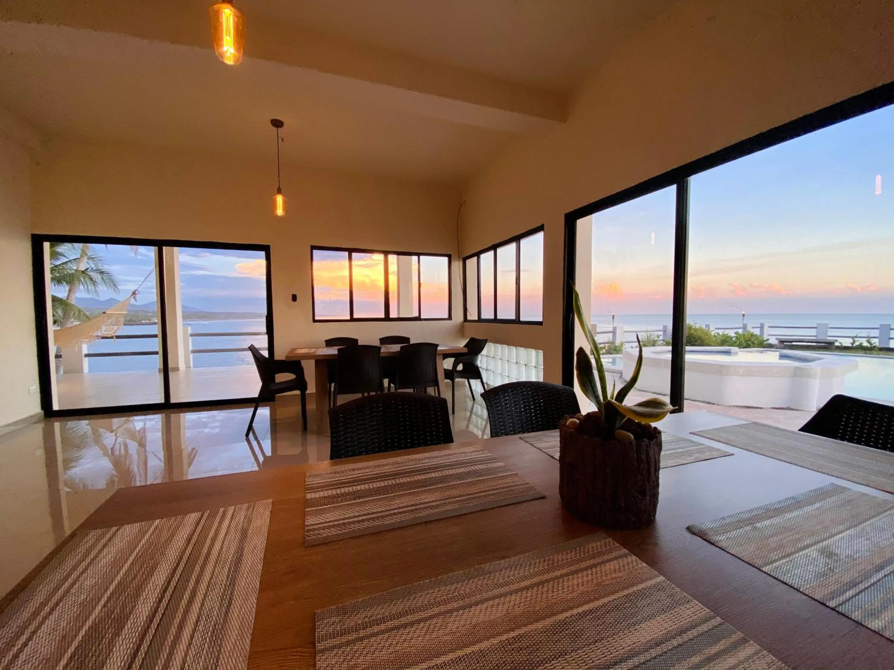 Seating area in Paradise Surf Hotel