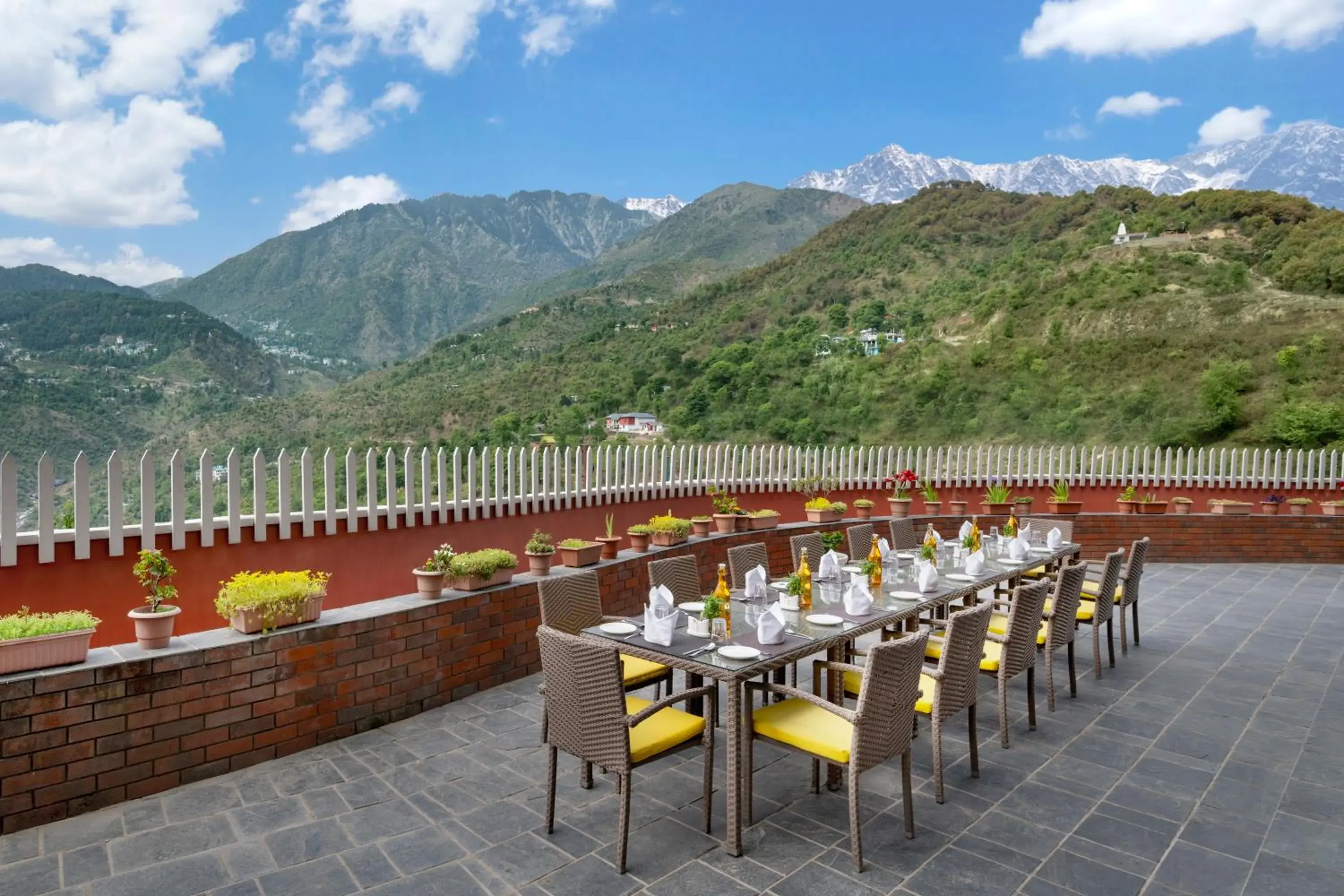 View (from property/room) in juSTa Birding Resort & Spa - Best Dhauladhar View Resort View (from property/room) in juSTa Birding Resort & Spa - Best Dhauladhar View Resort