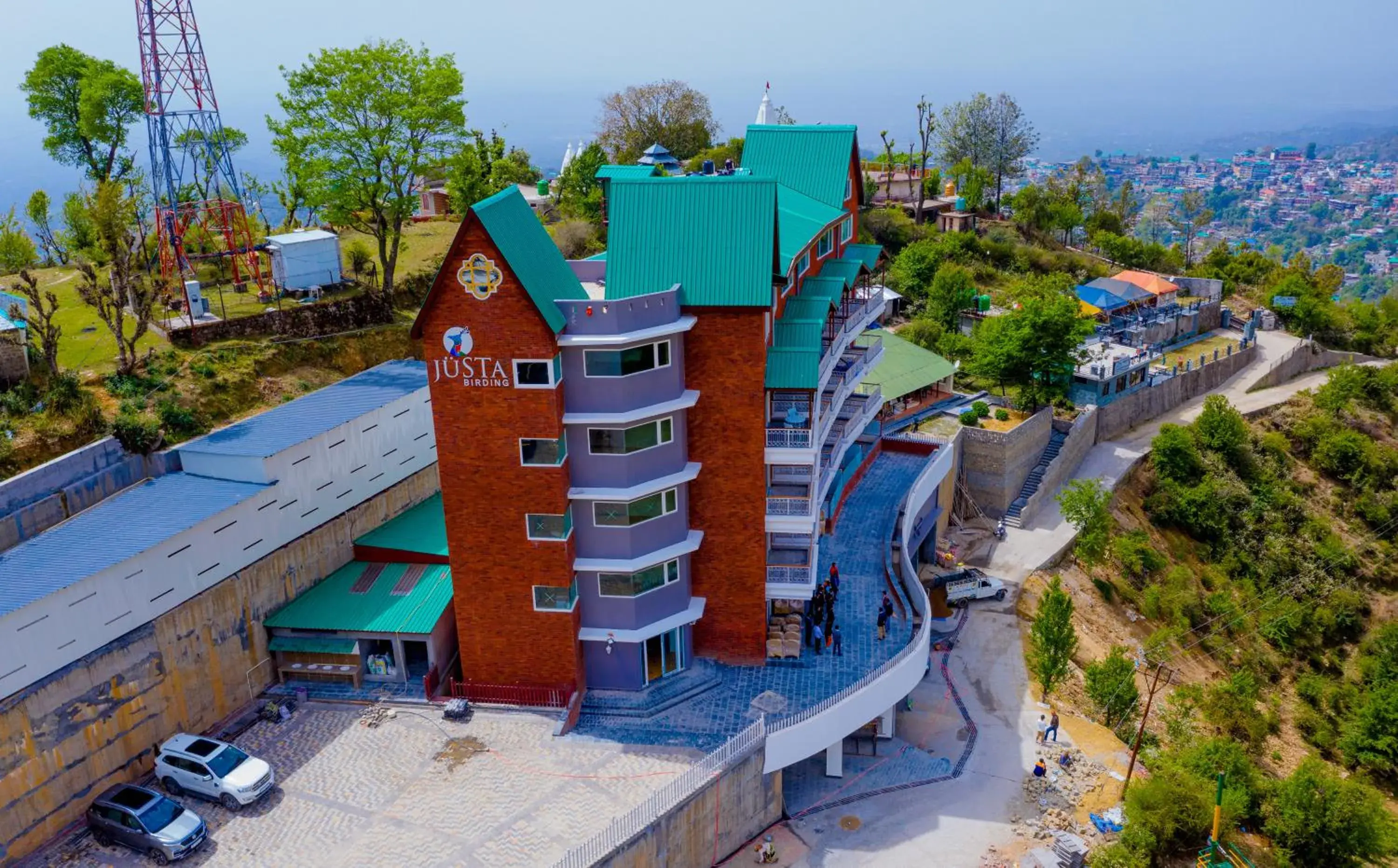 Property building in juSTa Birding Resort & Spa - Best Dhauladhar View Resort Property building in juSTa Birding Resort & Spa - Best Dhauladhar View Resort