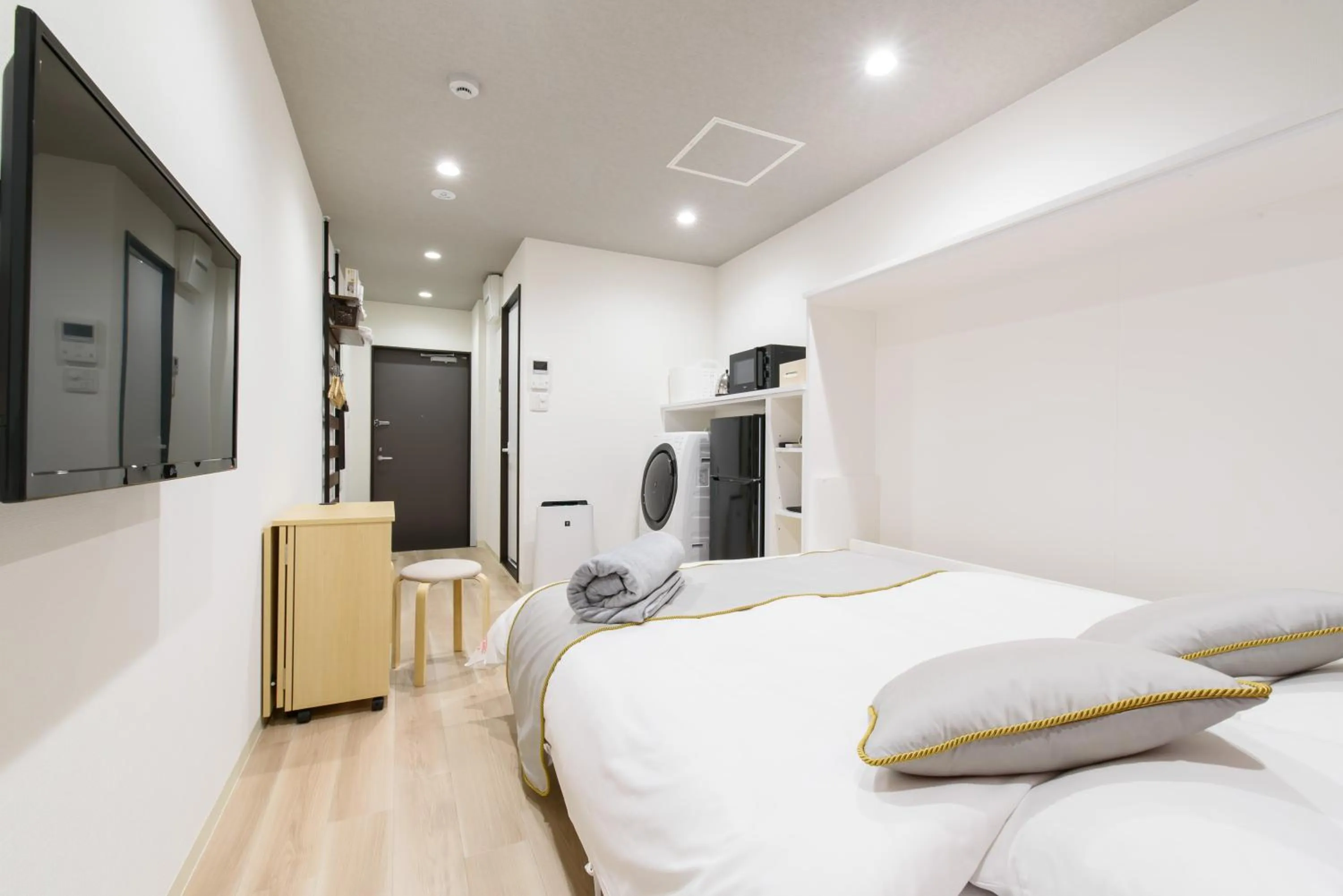 Bed in JP INN Kyoto Ekimae Izutsucho