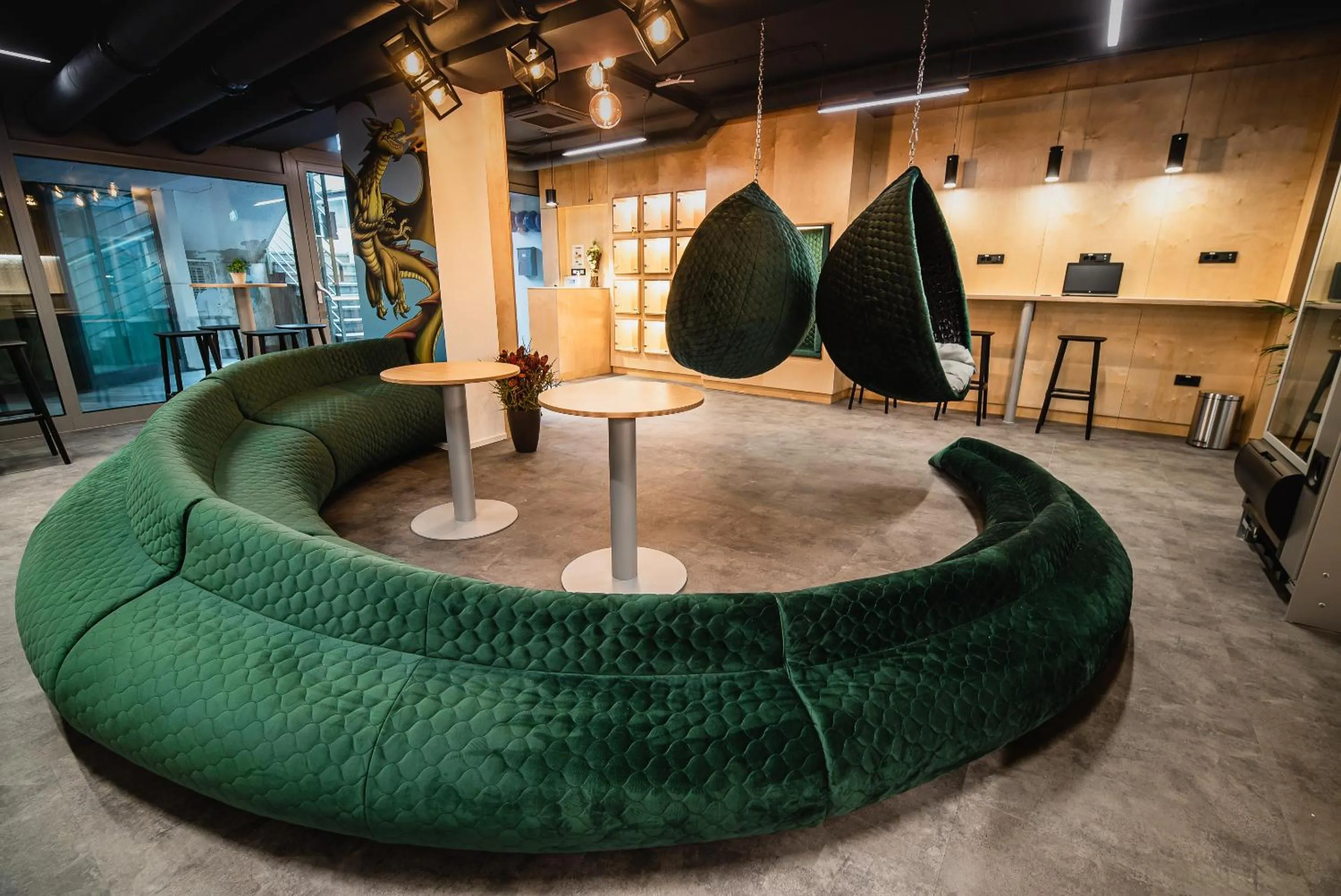 Lobby or reception in Dragons Dream Hostel