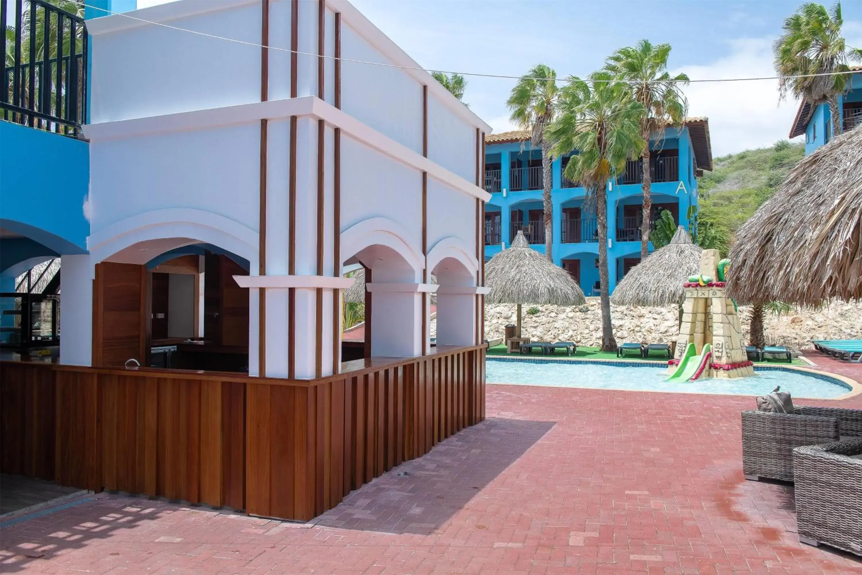 Pool view in Kunuku Resort All Inclusive Curacao, Trademark by Wyndham Pool view in Kunuku Resort All Inclusive Curacao, Trademark by Wyndham