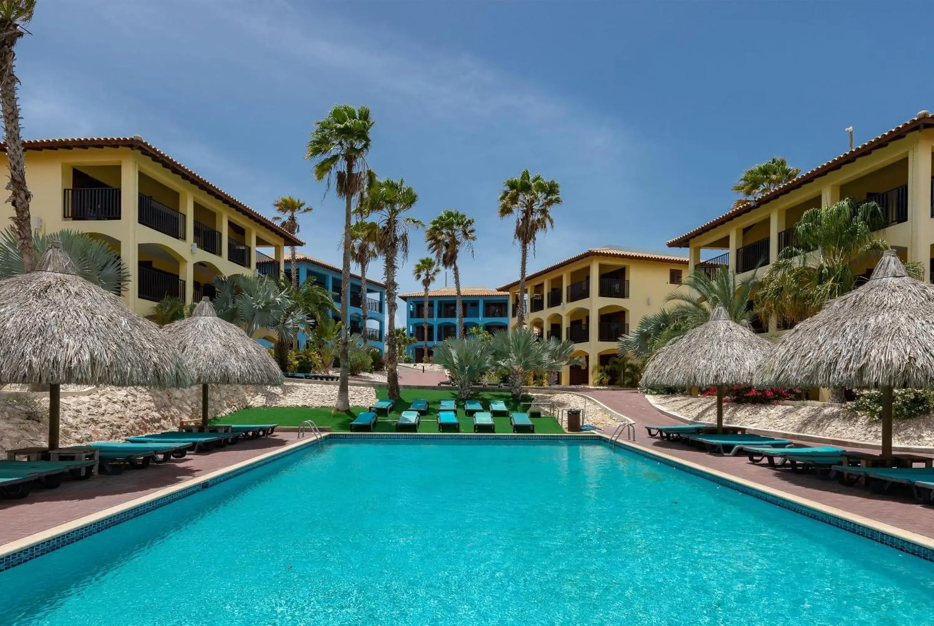 Pool view in Kunuku Resort All Inclusive Curacao, Trademark by Wyndham Pool view in Kunuku Resort All Inclusive Curacao, Trademark by Wyndham