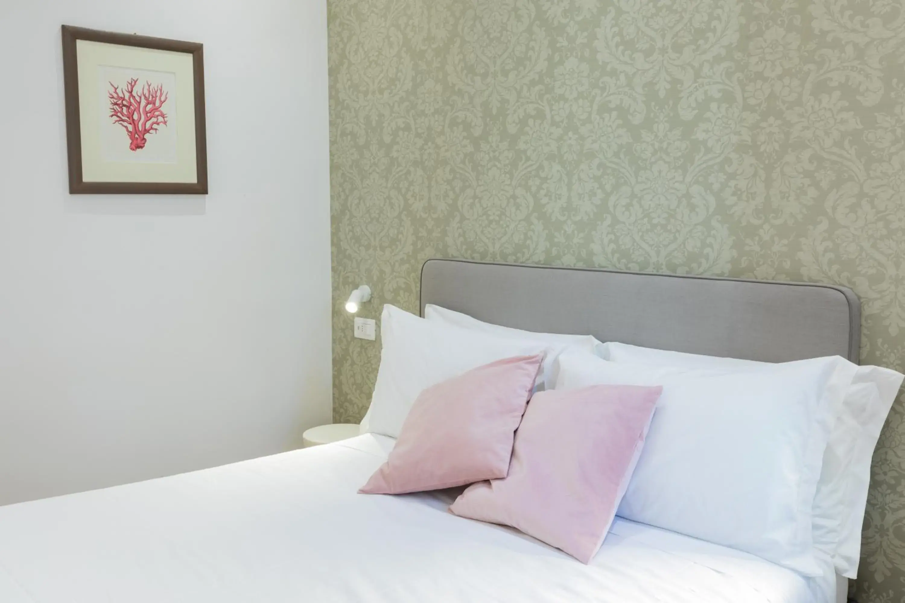 Decorative detail, Bed in Amabilia Florence Decorative detail, Bed in Amabilia Florence