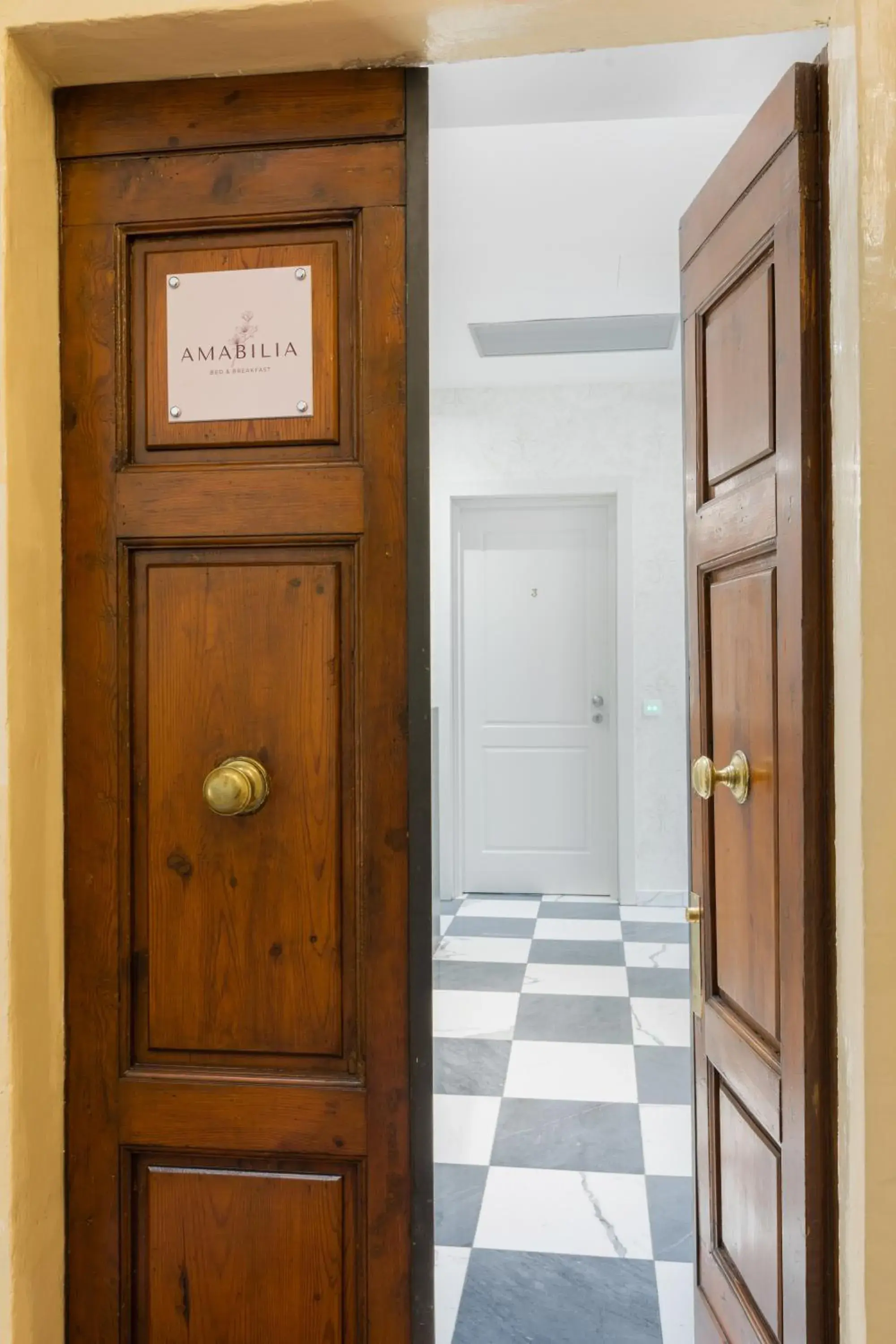 Facade/entrance in Amabilia Florence Facade/entrance in Amabilia Florence