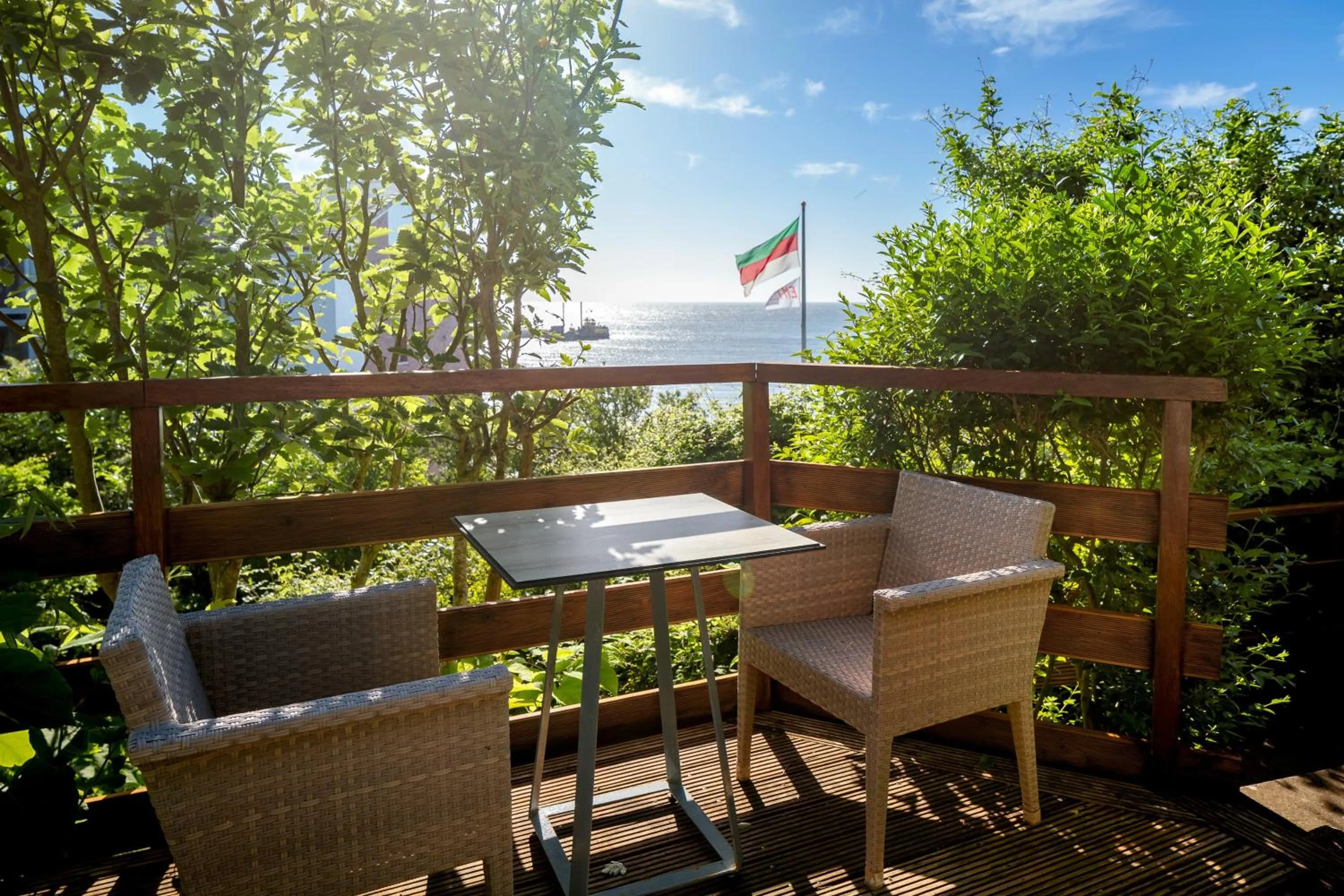 Balcony/Terrace in Hotel Rickmers' Insulaner