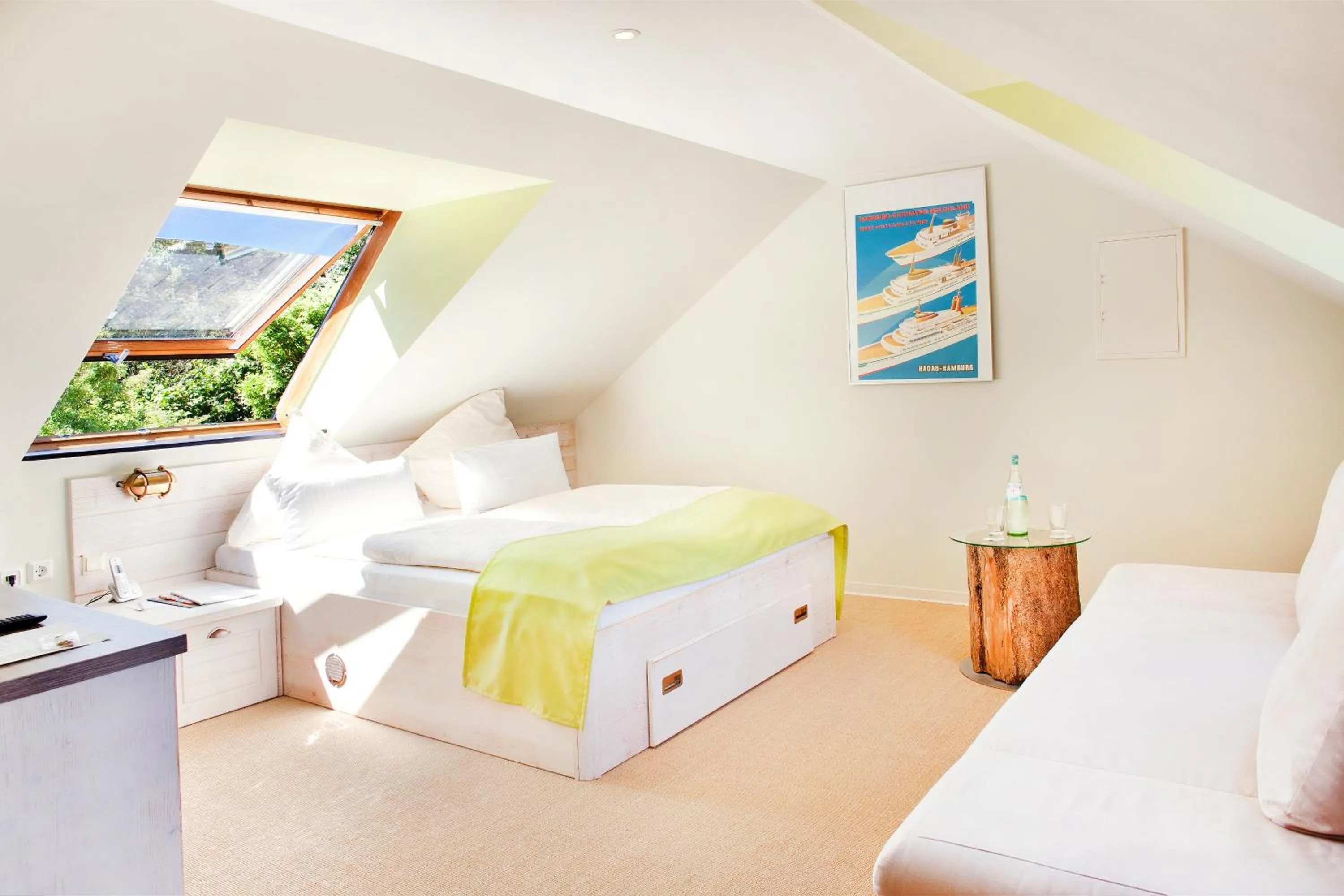 Bed in Hotel Rickmers' Insulaner