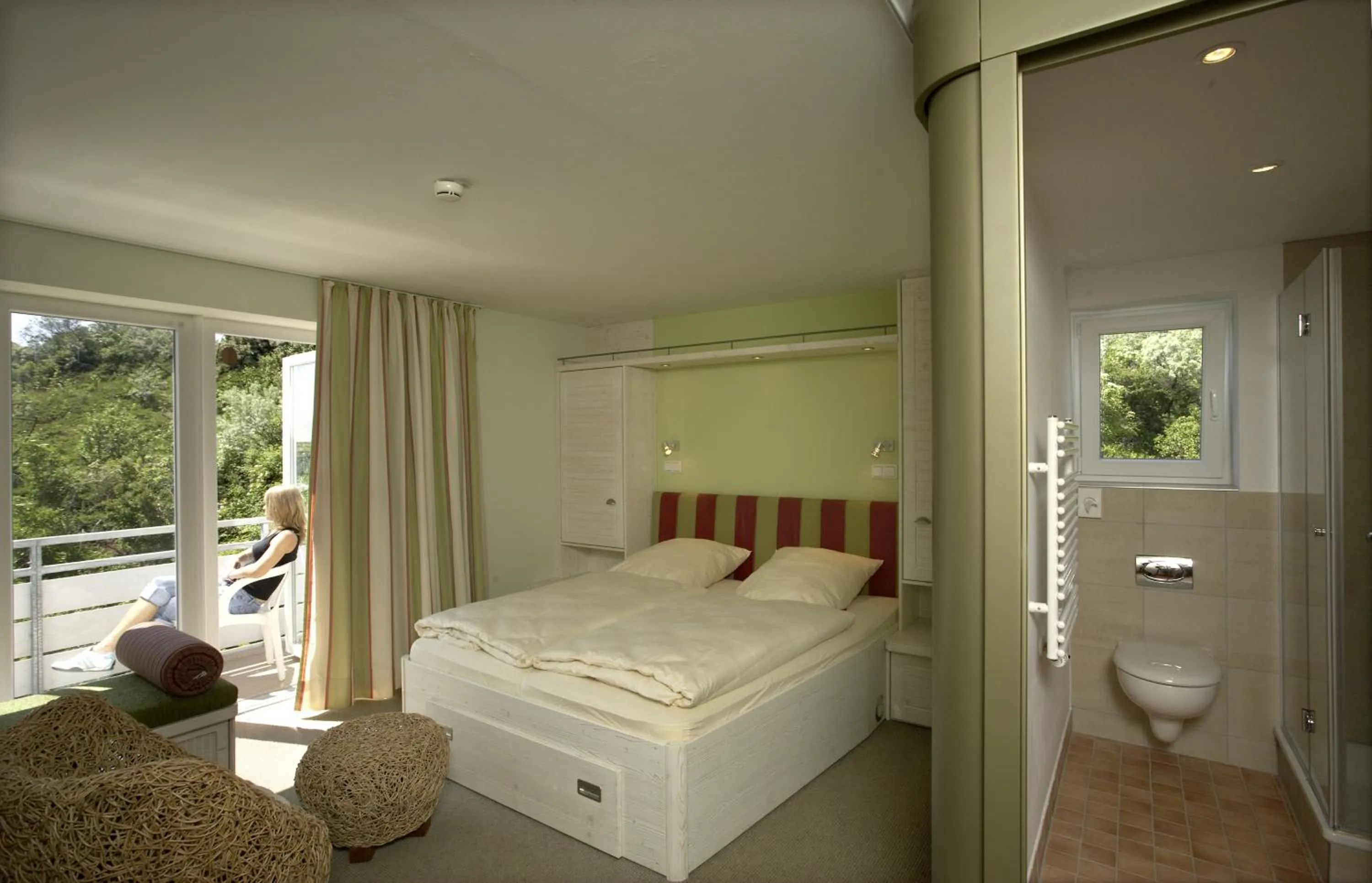 Bed in Hotel Rickmers' Insulaner