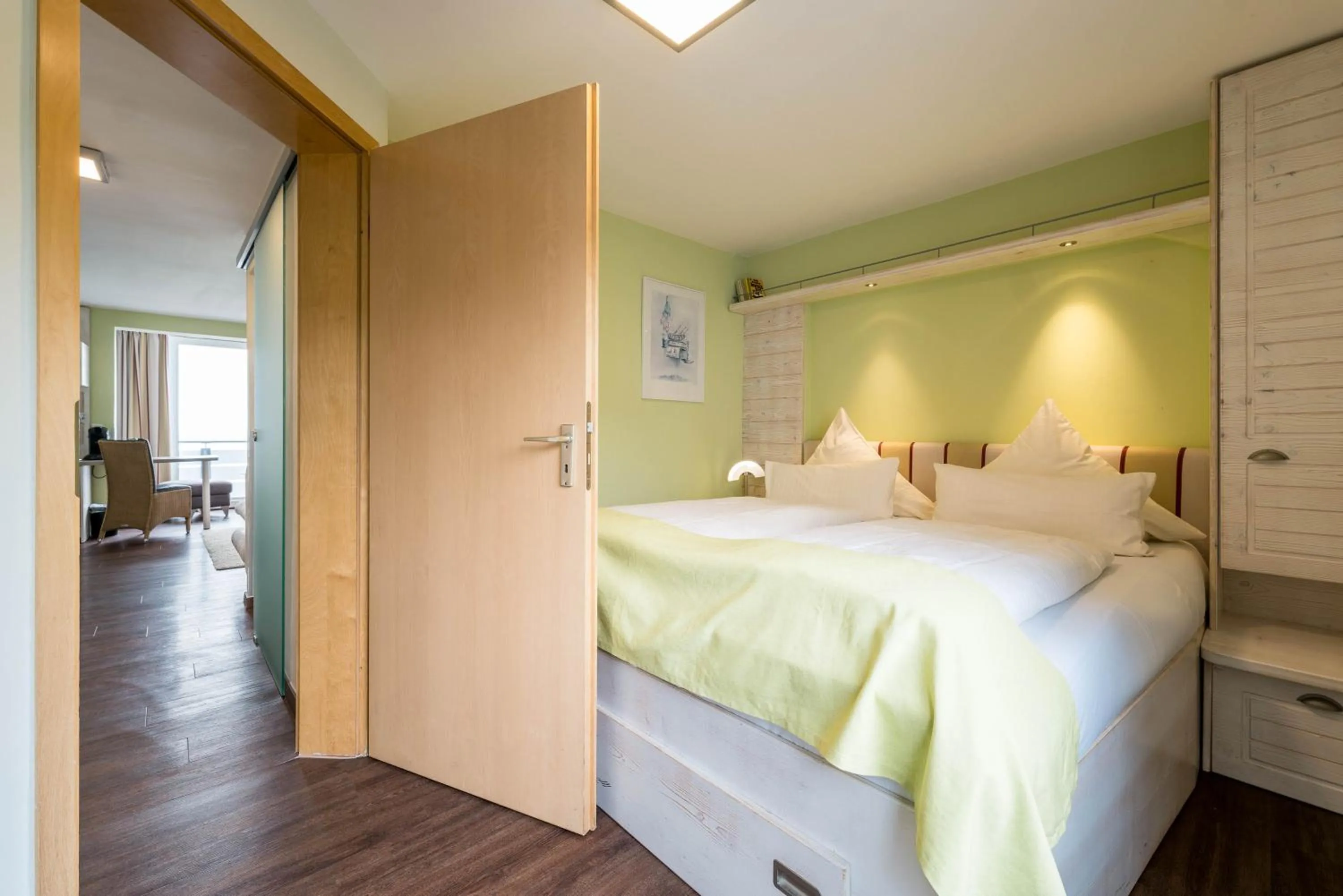 Coffee/tea facilities, Bed in Hotel Rickmers' Insulaner