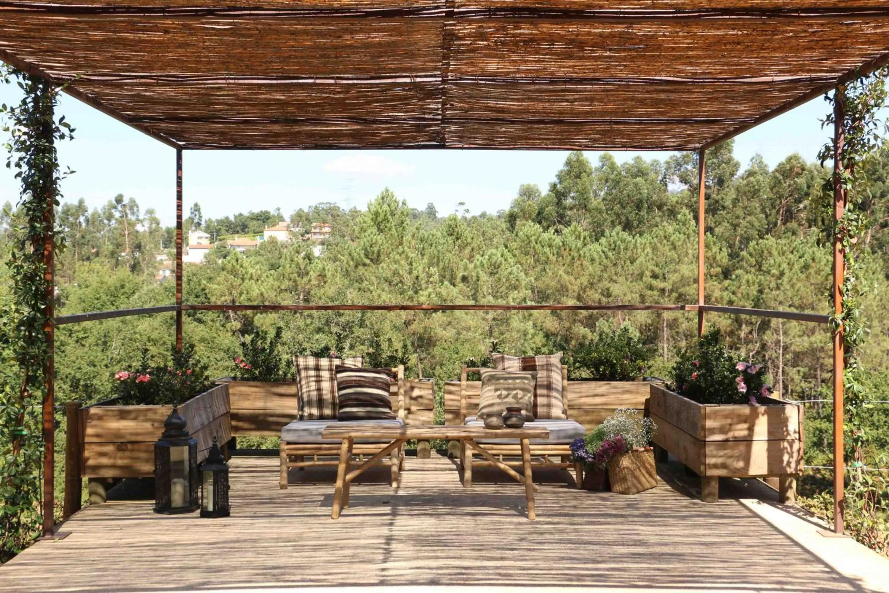 Patio in Terra Rosa Country House & Vineyards