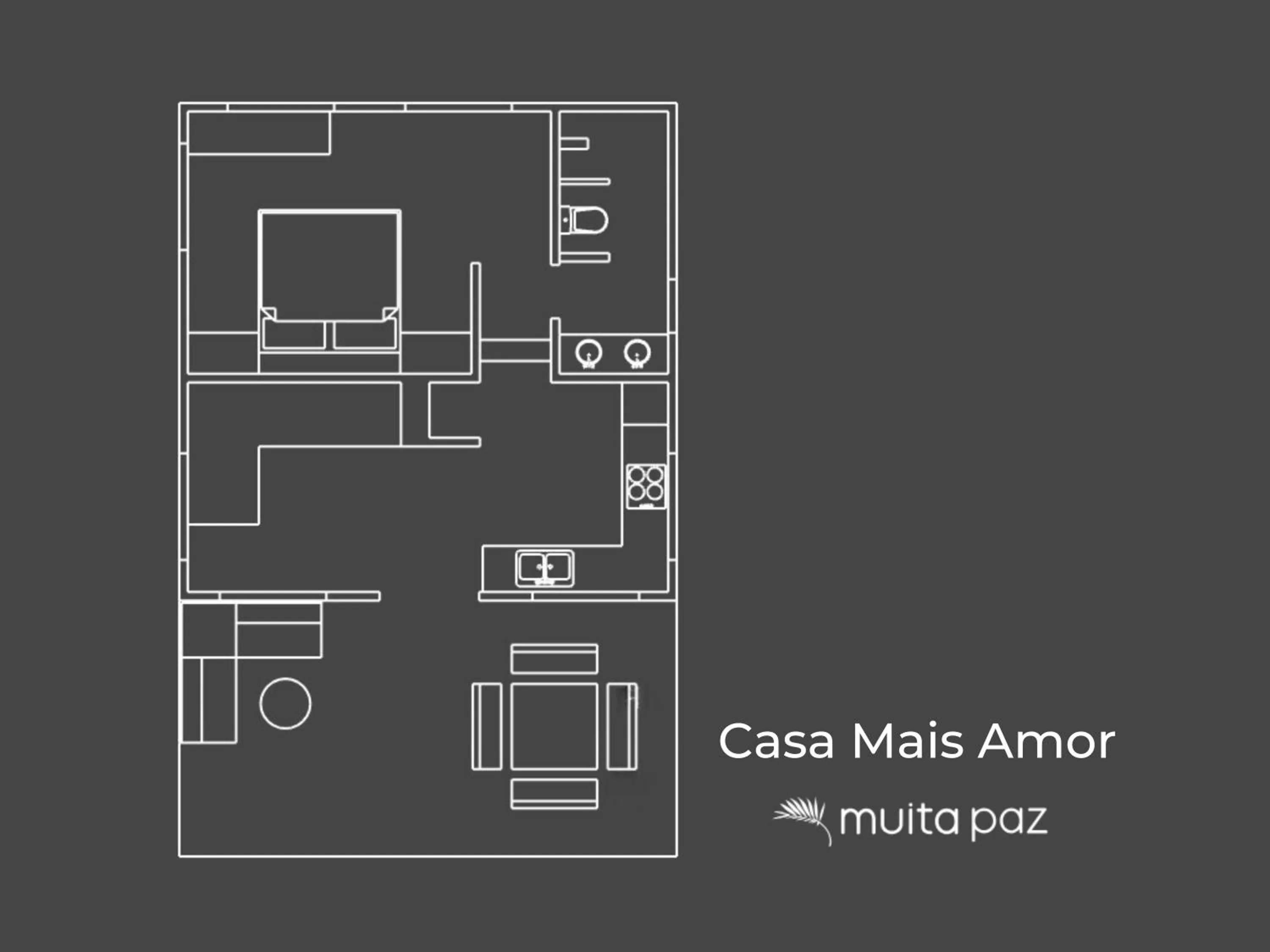 Floor plan in Casa Mais Amor