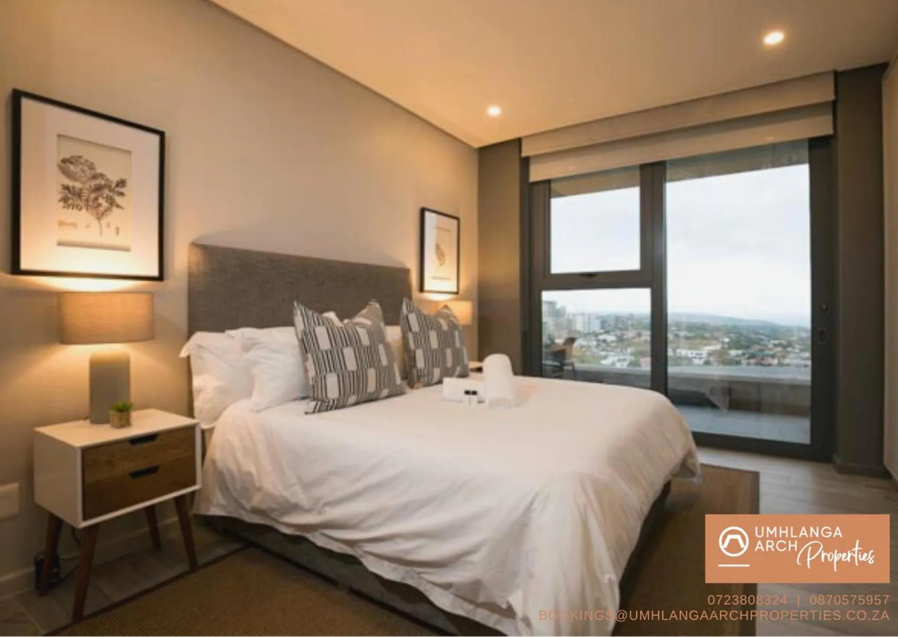 Bed in Umhlanga Arch Properties