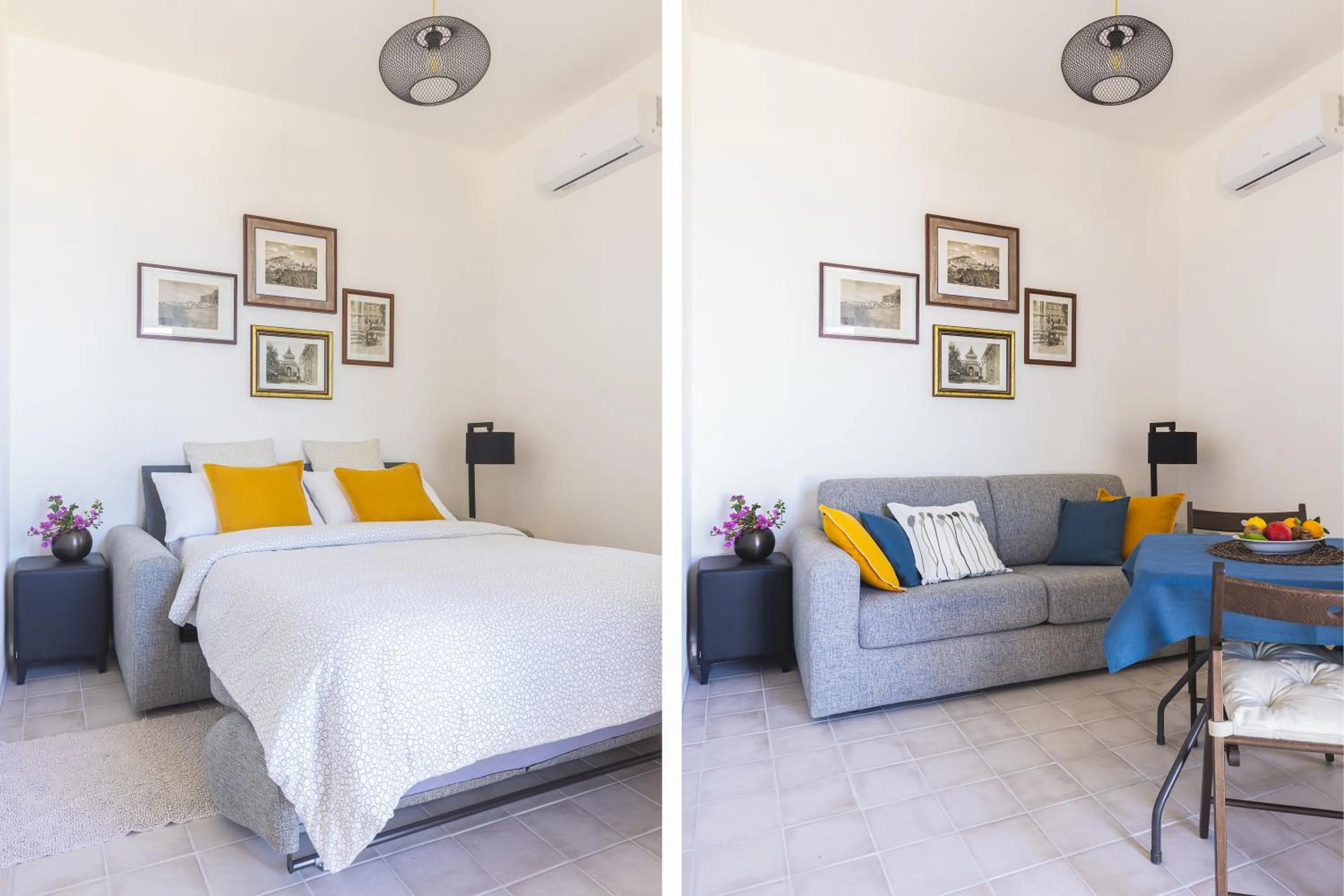 Living room, Bed in Casa Villea